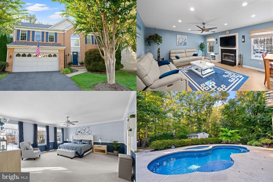 Beautifully updated and meticulously maintained 4 bedroom/3.5 bath single family house in sought-after Ashburn Farm. From the beautiful hardwoods/LVP floors throughout the main level to the updated kitchen and baths, you will want to call this house your home. Approximately 3,158 SF finished on 3 levels.

Newly updated bright and airy kitchen includes Quartz countertops, stainless steel appliances, 42" cabinets and an island. The kitchen opens into an extra large family room with lots of light and a cozy wood burning fireplace. The dining room overlooks the beautiful backyard through a large bay window. The living/wine room is a perfect setting for relaxation or entertainment. Upstairs you will find a spacious primary bedroom/bath featuring a walk-in custom closet and a newly remodeled bathroom with double sinks, soaking tub and separate shower with two shower heads. You will find 3 additional generous sized bedrooms and another renovated full bath on this level. The lower level is highlighted by a spacious recreation room with a bar and a separate work-out room (could be used as a 5th NTC bedroom), full bath, and a work-shop room. Beautifully landscaped and fenced in backyard features a heated Fiberglass pool and heated outdoor shower. Large deck with outdoor speakers, lights and hot tub. Patio that's perfect for a fire pit on a chilly night. This house backs to a tree line for added privacy and your own personal oasis! This is truly outdoor living at its best. Among the many updates featured in this home, some of the major improvements include: upper level hall bath (2023), dryer (2023), deck surface, railing, pergola, sunshade, hot tub and bar (2020), main & upper level windows (2020), kitchen (2019), primary bath remodel (2023), new carpet in bedrooms & basement (2018), irrigation multiple zones around the house (2016), roof (2015), in-ground heated fiberglass pool (2009), HVAC, back door and front door with sidelights (2008), siding w/new insulation (2002) and finished basement with built in bar (1999). Nestled in the heart of Ashburn Farm, this premier location is close to the many amenities the area has to offer, such as pools, tennis & basketball courts, soccer fields, libraries, and playgrounds. Minutes from schools, major commuter routes, shopping and restaurants. The Silver Line Metro and Washington's Dulles International Airport are just a short drive from home. Walk or bike to the nearby trails with easy access to the W&OD trails. This warm and inviting home offers the best combination of luxury, privacy and access. Don't miss it!
**Accepting Back up Offers**