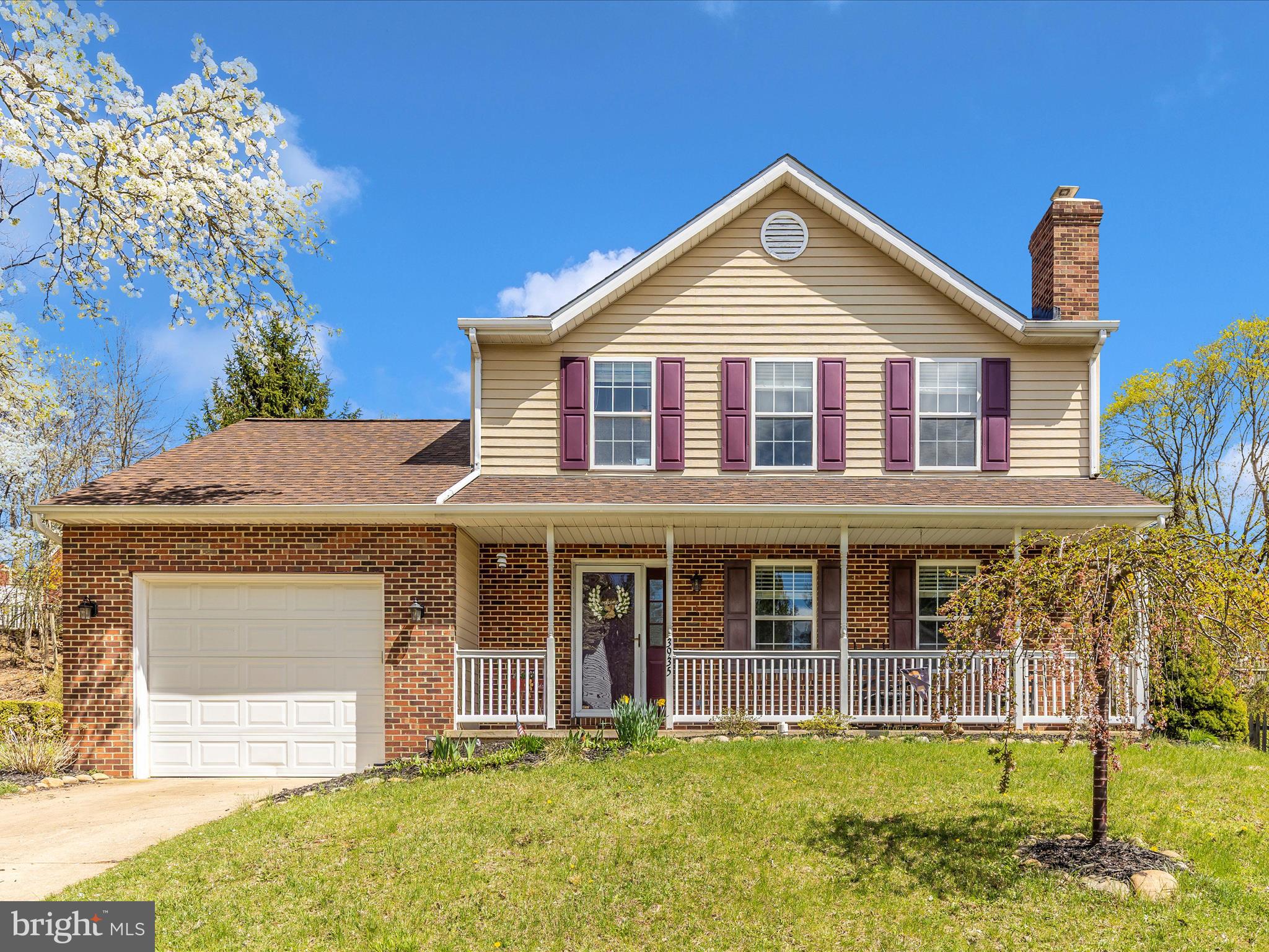 Brandywine Station in Hampstead MD is an established small community comprised of 42 Single Family Homes. This lovingly maintained home; 3 Bedrooms, 2.5 Baths, 1 Car garage, finished basement, covered front porch, back patio, fenced back yard, shed. City Water/Sewer (avg $200 per quarter), Trash included in taxes. Low HOA Fee of $300 per year paid semi-annually. Updates include: updated plumbing-2023 (replaced polybutylene), electric updates-2023, 50 gallon electric hot water heater-2023, back slider-2024, dishwasher-2024, flooring in basement-2024, duct work/dryer vent cleaned-2024, radon system installed-2023, fresh paint 2025, carpets cleaned 2025, outside power washed 2025, HVAC unit serviced and cleaned-April 2025. extended downspouts-2024, roof (approx 7 years). Turnkey and ready for New Owner. Walking distance to downtown Hampstead Main Street to enjoy shopping and restaurants, also near by playground, sports fields. Great for commuters heading to Baltimore - by pass is just about 2 miles away, RT30 to PA, Westminster just minutes away. Easy to show.