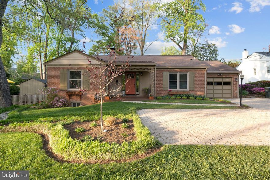 Thoughtfully renovated and reconfigured brick rambler on a well landscaped 11,400 square foot lot with one car garage, paver driveway and circular drive for more parking, and a most  appealing swimming pool**
Among the recent updates:  **renovated two main level bathrooms (2021)**reconfigured and enclosed part of entry porch to create an interior foyer and new powder room (2021)**remodeled the lower level bar area with new tile, walls,  counter, sink, wine and beverage fridge, kegerator**resurfaced swimming pool (2021)** installed gas line  in kitchen for range,  replaced  flooring in sunroom, replaced sunroom roof shingles, removed brick wall from living room to sunroom and from dining room to sunroom; replaced floor in kitchen along with new gas range, range hood, and cabinets (2018)**installed new back porch, replaced brick pavers with cement and brick stairs (2018)** new gas water heater(2017/18)**remodeled and reconfigured lower level  to  create bedroom with egress window, renovated bathroom,  laundry room,  storage room and additional storage under the porch and under the stairs (2015-2016)**replaced pool cover and pool heater (2016)**With these improvements, the home is now in pristine move-in condition allowing time to relax around the pool**The home is in the Jamestown,  Williamsburg, Yorktown school pyramid and provides easy access to Washington,  business, government, and military centers as well as National Airport,  Tysons,  Dulles  Airport and tech corridor**For the savvy buyers who value space, location, and a very appealing home**