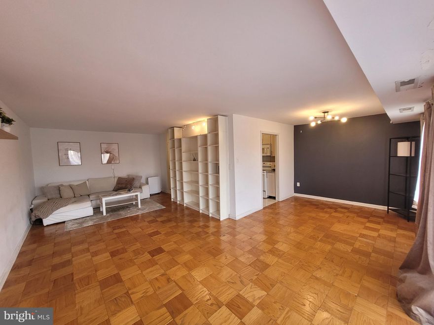 Discover this bright and spacious one-bedroom, one-bath condo in the Woodlake Towers community. Located in a secure building, this beautifully updated unit stands out for its generous layout and abundant natural light. Large windows and a sliding glass door illuminate the living and dining areas, highlighting the parquet floors throughout. Step out onto your private balcony and enjoy the views, your own spot to relax and unwind. The renovated kitchen features granite countertops, white cabinetry, and ceramic tile floors, offering a clean and modern space for cooking. The oversized bedroom includes two deep closets, and the updated bathroom provides a spacious shower with elegant tile finishes. A common laundry room is conveniently located on the same floor. ALL UTILITIES INCLUDED! Woodlake Towers offers an impressive list of amenities, designed for comfort, convenience, and recreation • Secure lobby • Fitness centers • Sauna room • Two outdoor swimming pools • Tennis and basketball courts • Picnic areas with gazebos and BBQ grills • Library with free WiFi • Meeting and party rooms * Plenty of parking
• Convenience store on site. PLUS, Prime Location: Ideally positioned between Route 50 and Route 7, you’re just 15 minutes from Washington, DC. Enjoy unbeatable access to public transportation, East Falls Church Metro is around 2 miles, parks, trails, shopping, and dining. Moments from Seven Corners, the popular Eden Center, Mosaic District, Arlington, Tysons Corner, and Reagan National Airport. This beautifully maintained condo delivers space, comfort, and convenience—an exceptional place to call home!
