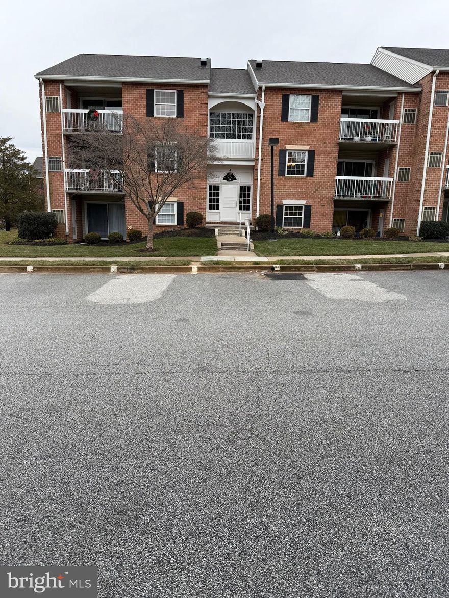 Top 3rd Floor End Unit with a Front Balcony. 1291 Square Feet of Quiet Living.  Ceiling Fans, All Appliances Convey, Fully Neutral Carpet, Extra Cabinets in the Kitchen, 6 Panel Doors, Crown Moldings, Window Blinds, and Very Clean. Being sold " AS IS". Rentals are not permitted.
