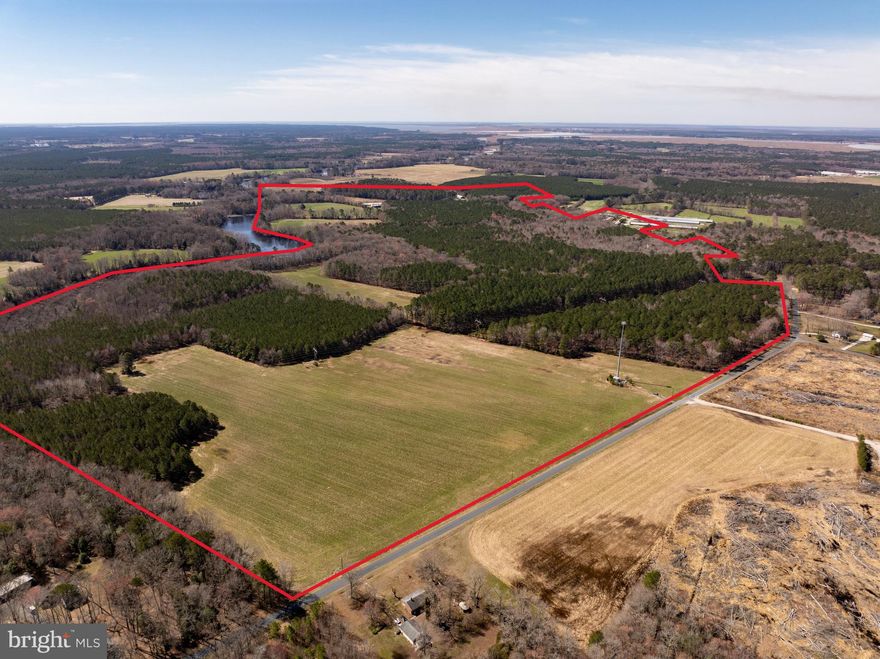 Rewastico Pond Farm offering includes three adjacent land tracts totaling 270.81 Acres.  Porter Mill Road creates the farm’s northern boundary where as Rewastico Pond and Rewastico Creek make up the southern boundary.  A brick home sits on a parcel to the west of Athol Road next to Rewastico Pond and the old mill site.  The shore line of Rewastico Pond offers a well defined shoreline along for pond in many areas to offer fishing and waterfowl hunting.  Further north of historic dam Rewastico Pond reverts to a stream head with a narrow channel and freshwater wetlands along the stream providing freshwater wetland habitat running through the interior of the woodlands.  The agricultural fields boarder both Athol and Porter Mill Road.  Approximately 72 acres of tillable land make up the operation on the farm.  The balance of the tracts are in woodland of varying age class and species mix.  The Rewastico Creek riparian areas are dominated by hardwoods like maple and poplar.  The yellow pine and larger hardwoods on the tract have not been evaluated at the time of the listing being published. To the southeast of the farm a home place improved by one level brick home.  The residence has a two car garage and shop.  The farm is enrolled in Maryland’s Rural Legacy Conservation Easement program.  Clear and distinct subdivision rights per the easement covenants remain with the farm.  The farm may be split into two ownerships per the easement covenants.  The easement allows for three residential structures.  Broadly agricultural land uses are permitted except for Controlled Animal Feeding Operations.  (CAFO) The easement language is explicit in its myriad of land uses including forestland management and timber harvest with an approved Forest Stewardship plan in place.  On the northern ag parcel a cell tower lease is in place along Porter Mill Road.  Approximately $12,000 of income is realized through the cell tower lease.  DO NOT ENTER THE FARM WITHOUT PERMISSION OF THE LAND GROUP.