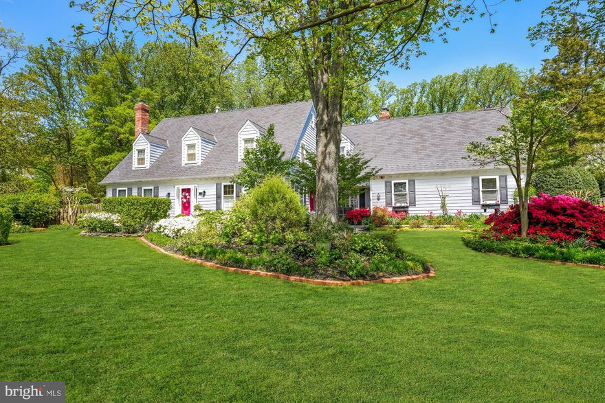 Welcome to 7112 Holyrood Drive, a timeless center hall Cape Cod style home nestled on nearly an acre of naturalized gardens in one of McLean’s most desirable neighborhoods. Built in 1977 and offering over 3,300 square feet of living space, this gracious five-bedroom, five and half bathroom home blends classic charm with modern livability. Inside you'll find an open floor plan containing an well-appointed gourmet eat-in kitchen with GE Monogram appliances, family room with cozy wood burning/gas fireplace, formal living and dining rooms, separate home office featuring built in bookcases and formal powder room.  The offering upstairs are: a large primary suite with dressing room and two well sized walk-in closets and ensuite bathroom.  Three well sized bedrooms each with ample closets and two additional full bathrooms complete the upstairs.  Downstairs there is a fully finished basement offering a guest bedroom with en suite bathroom, a large second family room area with wet bar and pool table, laundry area, and a  second full bath can be found by the French doors that lead to the outdoors; ideal for someone looking to add a pool, pickle ball, or other outdoor recreation facilities. Outside the expansive landscaped lot offers endless possibilities—from gardens to play areas—while the attached garage and generous off-street parking ensure practicality. Rear garden is fully fenced. Located just minutes from Tysons Corner, downtown D.C., and top-rated schools, this home offers exceptional value and location. Whether you're seeking a peaceful retreat, space to grow, or an investment opportunity in the heart of McLean, 7112 Holyrood Drive delivers it all. A really nice feature of Holyrood is that all utilities are underground. Flagpole conveys.  Agent will accompany all showings, all buyers must have proof of funds or pre-approval letter to schedule a showing with 24 hours notice.