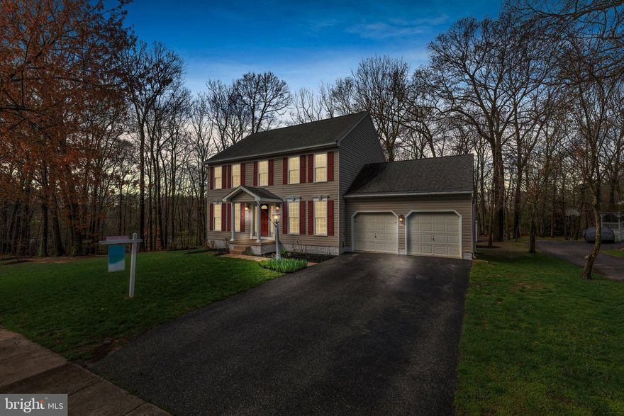 Welcome to 1525 Sappington Drive, a beautiful updated turn key Colonial in Gambrills! This is a must see! As you walk into the inviting foyer area, you are greeted by a hardwood entryway, sitting room and dining area. The bright eat-in kitchen boasts stainless steel appliances (2023), quartz countertops (2023), an abundance of cabinet space, center island, recessed lighting and access to the back deck - perfect for entertaining or enjoying outside meals in the warmer weather! The family room off of the kitchen offers natural light and the perfect spot to relax. Laundry room and powder room on main level. Be amazed by the expansive owners suite! This primary bedroom features a large en-suite bathroom with separate shower (w/ new shower enclosure!) and tub, and dual vanities. And don't forget the walk in closet! Three additional sizable bedrooms on the upper level. Huge backyard surrounded by trees and a large shed (2012) for extra storage and all yard supplies! Unfinished lower level with rough-in has so much to offer - keep it unfinished for storage/work shop area or finish it and make it your dream recreation area! The sellers have put tons of effort in making this home ready for new owners; improvements include, but are not limited to: Pella front and back doors and windows (2009), roof and portico (2012), water heater (2016), furnace/HVAC (2020), carpet and vinyl flooring (2023), light fixtures and fresh neutral paint throughout home (2023). Great commuter location close to routes 32 & 175. Nearby shopping and restaurants. Quick ten minute drive to Fort Meade! Don't let this one slip away. Welcome home!...