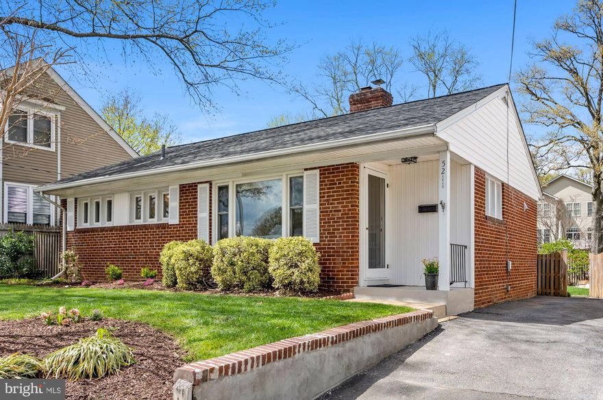 This is Where - the allure of North Arlington's bucolic backyards, sought after locale, becomes financially accessible. Imagination runs with the ability to build up or back, plan it your way, or grow into it with this 6742 sq ft lot. Inside you'll find a cared for 3BR/1BA rambler, glowing sunroom, hardwoods throughout, and wood-burning fireplace gives added character. Renovated full bath, kitchen w/ SS appliances, and professional Blue Star Range with venting system adds to the appeal. Further updates include new roof in 2015 and HVAC/hot water heater in 2020. Outside impresses with its mature landscaping, regularly maintained lawn, organic garden, and bluestone patio for entertaining and hosting Summer soiree's. Walk to downtown Ballston Quarter and enjoy this bustling hub of restaurants and shopping. Location is paramount, access to major commuter routes, Ballston Metro, Reagan National, Amazon HQ2, DC, Pentagon and Tyson's, all within reach. Generous storage space just above in the full attic with a 6ft pitch at center.