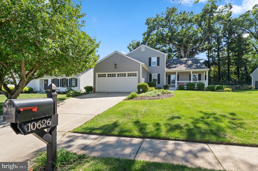 Absolutely gorgeous 3 bedroom 2.5 bathroom home in popular, friendly Warren Purchase. Updates everywhere! Beautiful, crisp kitchen opens to family room with wood-burning fireplace. Main level powder and laundry rooms. Hardwood floors. Large composite deck and a private back yard. Primary suite to die for with double shower, dual vanities and double closets. Large rooms, large closets, tons of storage. Even more storage and additional options on the lower level. Garage and driveway parking. Established, quiet neighborhood yet super convenient to Cockeysville, Hunt Valley, Towson, 695. Newer roof and siding (2015), gutter guards (2022) and new chimney from roof line up (2021.)