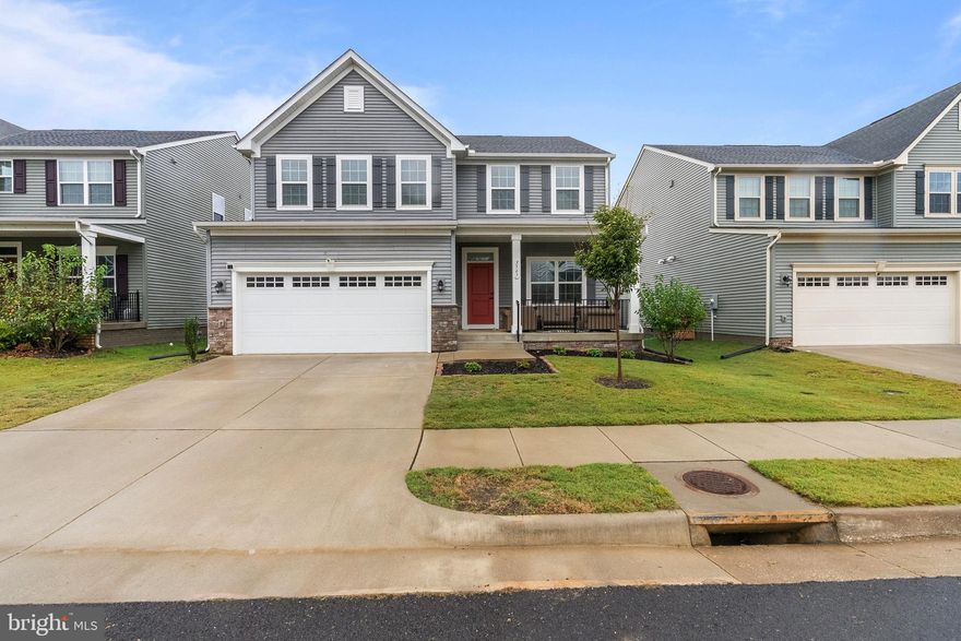 Welcome to a beautifully maintained home in the sought-after Stonehouse Ridge community. Built in 2022 and kept in pristine condition, this residence offers over 2,400 square feet of living space with 4 bedrooms, 2.5 bathrooms, and an open, modern layout. The heart of the home is the gourmet kitchen, featuring a large island, stainless steel appliances, and abundant cabinetry, all flowing seamlessly into the great room. Upstairs, you’ll find generously sized secondary bedrooms, a full hall bath, a laundry room with washer and dryer included, and a large primary suite with an en-suite bath and walk-in closet. Recent upgrades make this home even more appealing, including a fully fenced backyard, newly installed pavers, and steps leading from the house to the yard. This home offers easy access to I-64, making commutes to Williamsburg, military bases, hospitals, and all of Hampton Roads convenient.