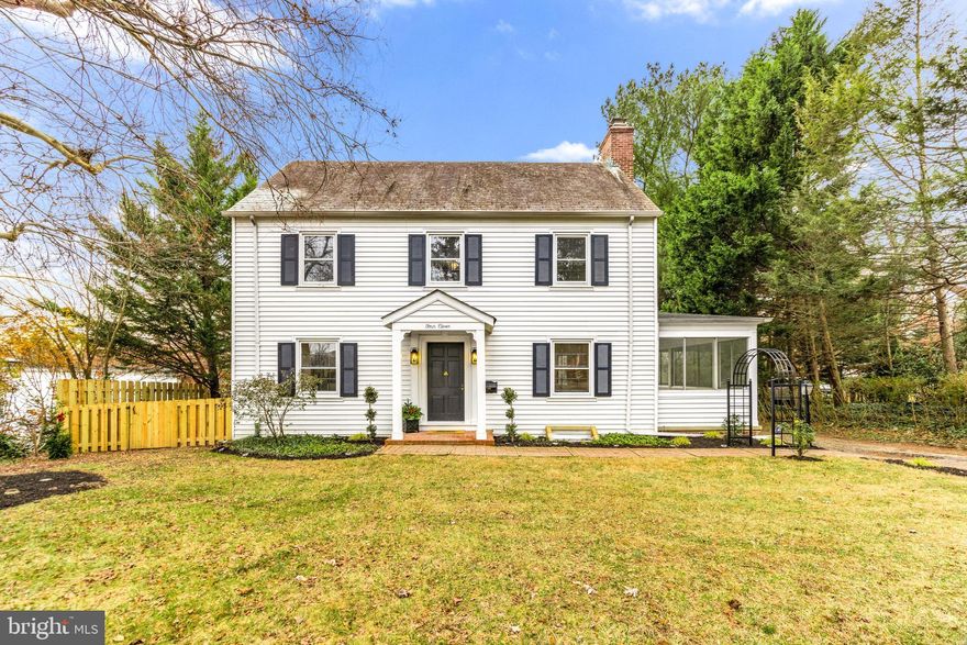 Open Houses: 12/12 2-4PM, 12/13 11-1PM, 12/14 10-12PM.   From the moment you arrive, the curb appeal stops you in your tracks. Step inside and the natural light pours in, illuminating this beautifully restored six-bedroom center hall Colonial, where classic Cedarcroft charm meets fresh, modern luxury. Gleaming refinished hardwood floors and a soft, neutral color palette set the tone for effortless living. The spacious living room, anchored by a brick fireplace, bay window, and intricate original moldings, invites you to gather, unwind, and instantly feel at home. The flow continues into the showstopping expanded, fully renovated eat-in kitchen, featuring quartz countertops, white shaker cabinets, tile backsplash, breakfast bar, crystal chandelier, and brand-new stainless steel appliances. It's the kind of kitchen that makes you want to entertain.  The second floor offers three generous bedrooms, including a serene primary suite with a beautifully updated ensuite bath, along with a fully renovated hall bathroom. The third floor is a true escape with two additional bedrooms or office spaces, each with its own ductless mini-split for year-round comfort, ideal for work-from-home tranquility or guest privacy.  A bright and spacious bonus room off the living room provides the perfect playroom, sunroom, or first-floor office. Downstairs, the finished walk-out basement expands your living options with a flexible recreation room, a sixth bedroom, and another full bathroom.  Outside, the magic continues. A two-car detached garage, fenced level backyard, mature trees, thoughtful landscaping, a large deck, and a dreamy wisteria-covered pergola patio all create an outdoor oasis perfect for relaxing, playing, or entertaining.  Behind all the beauty are the peace-of-mind upgrades every buyer wants: fully renovated kitchen and bathrooms, fresh paint throughout, new A/C,  50 gallon hot water heater (2025), refinished hardwood floors, and more. This home has truly been transformed from top to bottom, completely move-in ready.  Located in the highly sought-after historic neighborhood of Cedarcroft, you’ll enjoy the perfect blend of charm, walkability, and convenience, just minutes to top schools, Towson, Johns Hopkins, Penn Station, and downtown Baltimore.  This is the kind of home that feels even better in person, warm, welcoming, and simply unforgettable. Come experience it for yourself.