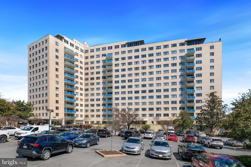 Bright, updated 2 bedroom condo with panoramic views and private balcony perfect for relaxing in the heart of Grosvenor Park! This spacious home features a renovated bathroom, great closet space, fresh paint, tons of natural light, and a deeded parking space with ample guest parking. Condo fee covers ALL utilities! Enjoy the convenience of 24-hour security and concierge service while being just minutes from Grosvenor Metro, Bethesda, Pike & Rose, and NIH. Resort-style amenities include a pool, fitness center, rooftop terrace, party room, bike storage, on-site market, community laundry, and outdoor picnic areas. Cats and small pets are welcome (no dogs).  Don't miss this rare find—schedule your tour today!