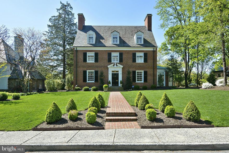 Beautiful & Inviting, this Spectacular property is a perfect representation of historic preservation,an exemplary renovation & superb maintenance. Every room has been designed, preserved & renovated to today's highest expectations with the finest materials. Large light filled rooms, wonderful flow, tasteful finishes, a most stately presence & gorgeous English garden & yard. Virtual Tour has plans