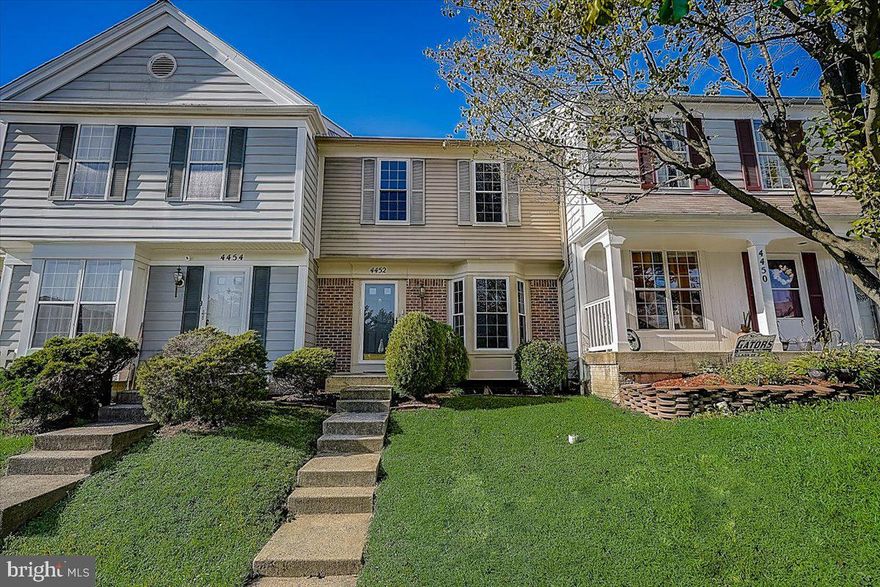 Move in Condtion  Well-Maintained 3 bedroom, 2 1/1 Bath  Townhome in Sought after Silver Hill is now available.  Freshly Painted   Brand New Carpet  A new roof was installed in 2018 and this home has replacement windows and doors throughout. The large master bedroom has a separate dressing area and a walk-in closet. The finished basement has a separate laundry area and a walkout level door to the back of the home. The outside rear of the home features a large deck with steps leading to a custom patio under the deck.