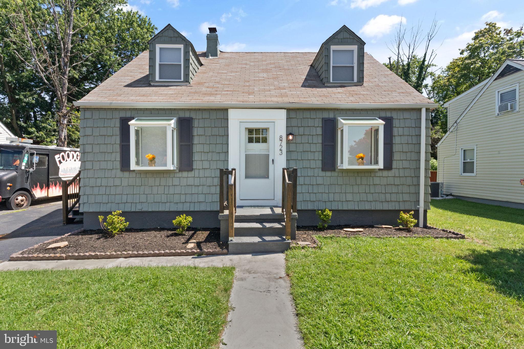 Charming newly updated cape cod in Parkville is looking for it's new family! Step into this beautifully refreshed home featuring 2 bedrooms and 1 full bath on the main level, along with gleaming hardwood floors throughout. The kitchen boasts brand-new stainless steel appliances, sleek quartz countertops, ceramic tile flooring, and plenty of cabinet space. Upstairs, you'll find a spacious primary suite with its own private bathroom, offering a peaceful retreat. The lower level includes a cozy rec room with new carpet underfoot, recessed lighting, and also an oversized laundry room with extra space for storage. Step out to the screened-in porch and enjoy your morning coffee, while overlooking your large, fenced-in backyard- perfect for gatherings or outdoor fun! All of this in a great Parkville location- just minutes to shopping, Loch Raven Reservoir, Cromwell Valley Dog Park, and major highways for an easy commute. It's the perfect blend of charm, comfort, modern updates, and convenience! Welcome HOME! Additional updates include: HVAC (2025), Upper Level Windows (2025), Extra A/C & Humidifier combo for Primary Suite (2025).