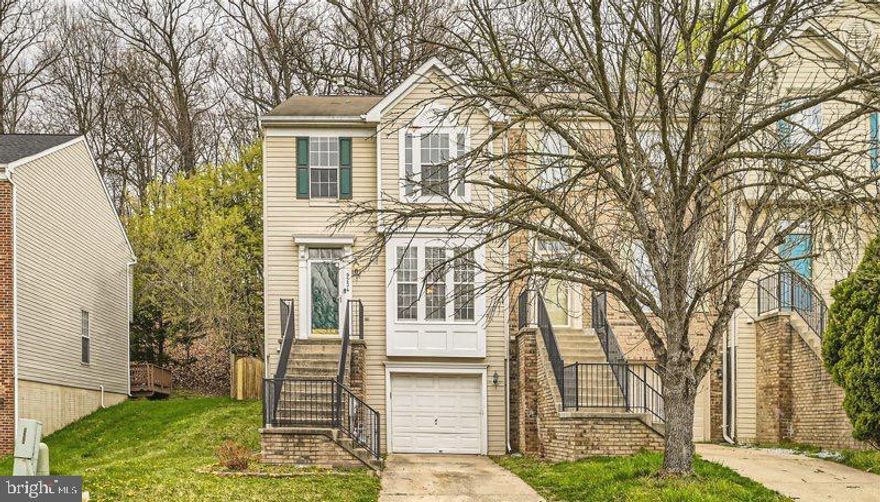 As you walk through the door, you first encounter a beautiful open floor plan on the main level family dining combo. The kitchen has plenty of cabinet and counter space to prepare your gourmet meals at home. Upstairs, enjoy the primary suite with vaulted ceilings, spacious primary bath and walk-in closet. The huge deck offers the opportunity to entertain and the comfy, cozy family room allows for those quiet evenings at home. Speaking of entertainment Your New Home is centrally located to many of the main attractions in Owings Mills, Foundry Row, Metro Centre at Owings Mills, and a plethora of other entertainment and dining options. Your a few  min to interstates 795,695,95,70