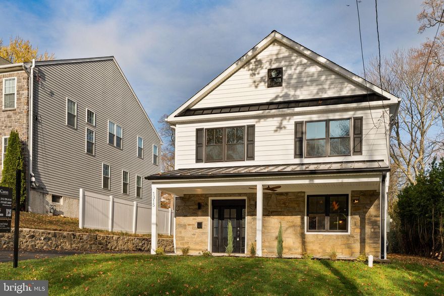 Nestled on a serene block in highly desirable Havertown, this beautifully restored Craftsman home is a true gem, offering 4 generously sized bedrooms and 3.5 beautifully appointed bathrooms, ensuring comfort and convenience for the whole family. Just a short stroll from Powder Mill Park, this residence boasts a stunning full renovation, including 9+ ft ceiling height throughout, which is not common in homes here, and a spacious second-story addition for a total of 3,900 square feet of thoughtfully designed living space. As you approach, the inviting large porch overlooks a tranquil street, setting the tone for what awaits inside. The driveway accommodates up to three vehicles, ensuring ample parking for family and guests. Step through the door and be greeted by a spacious formal living area, adorned with wide plank, white-washed oak flooring that flows seamlessly throughout the main level. At the heart of the home is the expansive kitchen, featuring ample cabinetry and an oversized island, perfect for casual dining and entertaining. A striking bar area, complete with a backlit archway, adds an element of sophistication to the space. The main living area also includes a convenient powder room and an additional cozy den, highlighted by a gas fireplace and direct access to the low-maintenance rear yard. The finished basement provides versatile space, ideal for a gym or media room. Upstairs, discover three spacious secondary bedrooms, complemented by two full bathrooms, while the primary suite is a true retreat, boasting vaulted ceilings, a huge walk-in closet, and a spa-like bathroom for ultimate relaxation. For added convenience, the laundry room is thoughtfully located on this upper level. 1315 Delmont is a stunning new home that invites you to experience its charm and elegance. Schedule your tour today and fall in love with your future home!