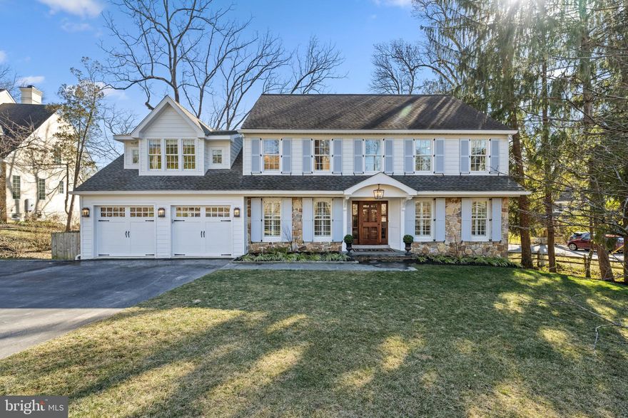 Never thought you would be able to find a newer home in the heart of S Wayne that shows like a model??......well your search is over!!This magnificent beauty has been completely transformed and expanded  over the last 7 years creating the masterpiece that it is today.  No stone was left unturned, as renovations on the outside crafted a stunning new appearance with the finest of materials setting  the tone for the magic inside.  One is welcomed by a gorgeous glass paned mahogany front door flooding the Foyer with natural light, as gleaming hardwood floors seamlessly carry you throughout the First Floor. The two story Foyer is flanked by a private Office with wainscoting, and formal Living Room gracefully flowing  into the large Dining Room promising to provide many cherished memories. The gourmet Kitchen is a chefs dream featuring a large island bathed in an exquisite marble countertop, white cabinetry, high end appliances and so much more. The Kitchen harmoniously blends with the Breakfast area and breathtaking two story Family Room, where a floor-to-ceiling stone fireplace can be enjoyed by all. This family friendly hub of the home opens directly to an expansive Deck providing sweeping  views of the backyard and the most amazing Mudroom/Pantry with access to the 2 car attached Garage. The First Floor is completed by a lovely new Powder Room. A grand staircase leads one to the Second Floor where there is en-suite Bedroom with newer private Bath, and two additional Bedrooms also with a updated  Jack-n-Jill Bathroom.  But it is the glamourous  Primary Suite that sets this home into a class of its own.  This private oasis is truly a sanctuary where you will want to begin and end your days featuring his and her walk- in closets, spa like Bathroom and Bedroom with soaring ceilings and grass cloth accent walls. The square footage of the property continues to the walk out Lower Level promoting a movie viewing area, game area, and sliding doors to an outside lower Deck. In addition there is plenty of storage space in the unfinished area. This "like new"  South Wayne showpiece with almost 5,000 of finished square feet is almost impossible to find, so don't miss this opportunity!! Showings begin on Thursday Feb 8th....Professional photos coming on Feb 7th... you are in for a real treat!!