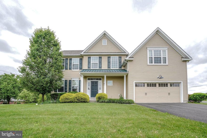 *****SELLERS OFFERING $5,000 CREDIT AT CLOSING***** Property qualifies for up to 100% Financing thru USDA Loan Program. Sellers are highly motivated. Curb appeal and elegance await you at this country-esque home situated on over 2,400 sq feet in Gilbertsville! Start your mornings on your private front porch great for capturing the evening sunset as you sip cocktails. Enter a luxurious and dramatic two-story foyer with a graceful turned staircase. Hardwood floors greet you when you walk in and original carpeting in the living room and formal dining room. The connected living and dining rooms accommodate you and your guests for the most formal occasions. The kitchen comes well equipped with a planning desk, island, wrap around counter space for convenience, a ranged microwave above the stove, and plenty of cabinetry. Access to and from the back out door space is easily done to and from the nearby sliding entryway. Off the kitchen is the designated family room with a prominent fireplace adorned against the wall. A powder room and huge two-car garage complete the first floor! The sumptuous master suite is spacious in size featuring a triple set windows, large walk-in closet, and beautiful bath enhanced by a steeping jacuzzi style tub, separate shower stall, and a ceramic vanity with underneath cabinet space. Three generously proportioned family bedrooms share a hall bath. The basement offers extra living space and storage with 9-foot ceilings. The back yard features a large deck with beautiful views of the morning sunrise to take in with your family and friends as you host breakfast. Enjoy the gorgeous landscaping around the home and much, much, more! There is also a private park/playground for the people in the neighborhood to use in the common area space. We welcome your visit.