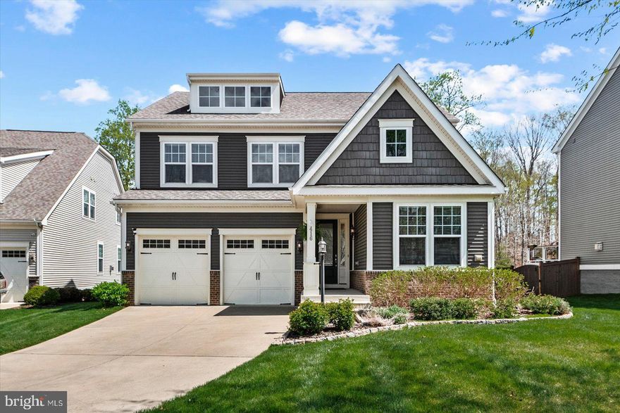 LIKE NEW HOME in sought after EMBREY MILL COMMUNITY.   No denying PRIDE in OWNERSHIP with this BEAUTY.   This HOME is a STUNNER and sitting on a PRIME CULDESAC lot.  YOU WILL BE WOWED!  Open concept main level, built with modern living in mind, this spacious property is bright, airy, and flooded with natural light, creating a warm and inviting atmosphere throughout. The main level HIGHLIGHT REEL includes, PRIVATE HOME OFFICE, inviting entry, and beautiful Wood flooring throughout.  The white SO FRESH & SO CLEAN gourmet upgraded kitchen has an oversized cambria quartz island that is ideal for entertaining guests & SS appliances.   Upstairs, you'll find four generously sized bedrooms, Primary bedroom is Ensuite style with LUX bathroom & WIC.  All bedrooms include sizable closets.  The LOFT adds flexibility to the floorplan and is currently enjoyed as a PLAY area. FINISHED LOWER LEVEL is an ENTERTAINERS DREAM, INVITE all your FAMILY & FRIENDS to HOST MOVIE night or to watch the GAME.  Lower level also includes a full bathroom, additional storage, and the potential to finish a 5th Bedroom.  Step outside to your own private retreat — the property backs to a preserve with lush trees, offering privacy and tranquility. BEAUTIFUL DECK & LOVELY Patio is an ideal space for outdoor GATHERings or PEACEFUL relaxation. This home combines modern features, ample space, and a serene setting, making it the PERFECT PLACE to CALL HOME.  Embrey Mill community, which offers lifestyle amenities including 2 community pools, club houses, bistro café, fitness center, dog park, nature/hiking trails, community garden, and community events. Central Location with close proximity to the VRE, I-95, Route 1, shopping, dining, medical, and commuter resources. FAVORITE this HOME and Schedule your SHOWING Today!