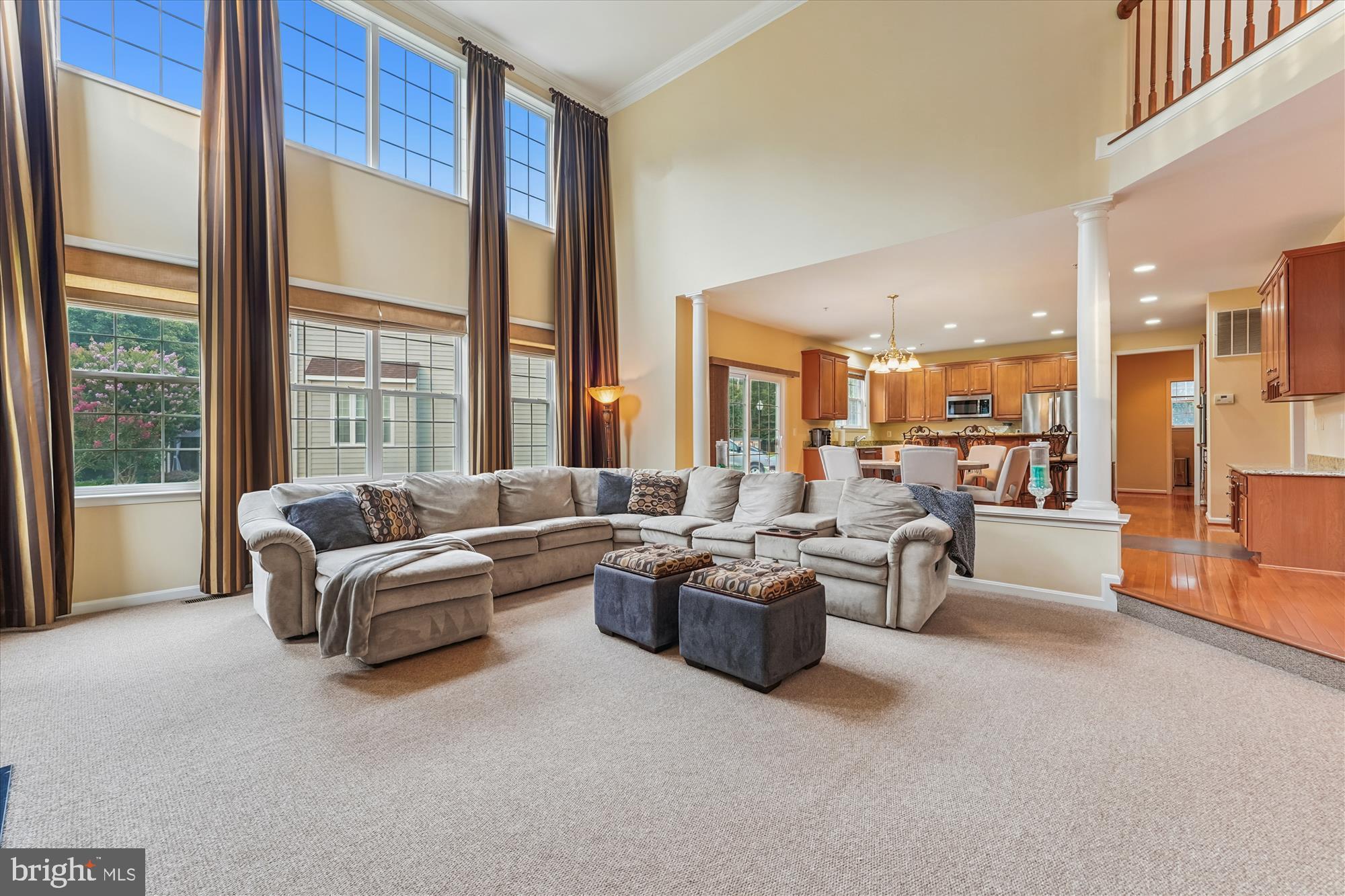 Welcome to 3380 Braemar Court – A Stately Sanctuary of Comfort, Elegance, and Space
Tucked away on a beautifully landscaped corner cul-de-sac lot in the coveted High Grove community, this meticulously maintained 5-bedroom, 3.5-bath estate offers over 4,500 square feet of elevated living. Designed to impress at every turn, this home blends classic elegance, modern comfort, and thoughtful functionality to create the lifestyle today’s buyers crave.
Step into the grand two-story foyer, where abundant natural light and soaring ceilings make an unforgettable first impression. The flowing open floor plan leads into a dramatic two-story family room, anchored by a cozy fireplace and expansive windows. The gourmet kitchen is a chef’s dream—complete with granite countertops, stainless steel appliances, center island, butler’s pantry, and a sunny breakfast area. Elegant formal dining and living rooms elevate your hosting potential, while the main-level home office provides a quiet space for productivity.
Upstairs, retreat to the expansive primary suite, featuring an abundance of natural light, a luxurious spa-inspired en suite bath with dual vanities, soaking tub, and separate shower, and a spacious walk-in closet. Three additional well-appointed bedrooms offer peaceful sanctuaries, with ample closet space and natural light throughout.
The fully finished lower level adds a fifth legal bedroom, full bath, and a versatile den or flex room—perfect for a second office, home gym, creative studio, or playroom. There’s even room to customize a home theater or game room—the possibilities are endless for relaxation and recreation.
Step outside to your private stone patio, surrounded by lush greenery—ideal for morning coffee, outdoor dining, or evening entertaining. The home is enhanced by an in-ground sprinkler system, professional landscaping, and sits proudly on one of the community’s most desirable lots.
Residents of High Grove enjoy thoughtfully planned amenities, including walking paths, a recreation field, playground, and hiking/biking trails.
Enjoy unbeatable convenience with nearby access to Waldorf’s shopping district, St. Charles Towne Center, commuter bus routes, and major roadways including Routes 301, 228, and 210, offering a seamless commute to National Harbor, MGM Grand, Tanger Outlets,Joint Base Andrews, and Indian Head Naval Base, this home offers the perfect balance of peaceful suburban living and convenient proximity to the best of the DMV.
3380 Braemar Court isn’t just a home—it’s a destination. Schedule your private tour today and experience the elevated lifestyle you deserve.
