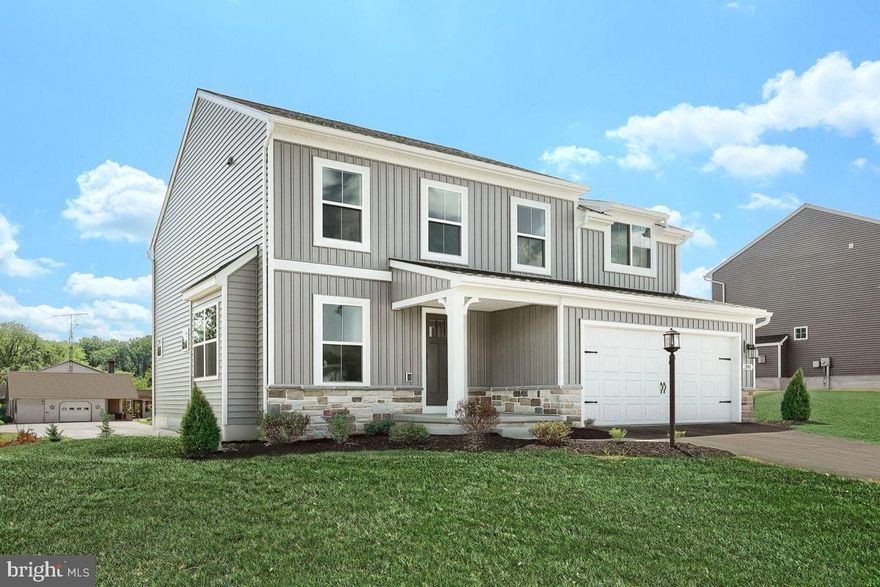 Save $485. a month with this exclusive 4.99% interest rate!* See Agent for details.

🖼️ Images reflect the actual home as built.

Step inside to an open, light-filled first floor featuring a spacious kitchen with alternate package upgrades — island, pendant lighting, quartz countertops, upgraded faucet, tile backsplash, stainless steel undermount sink, rollout trays, and a trash bin cabinet. The morning room expansion creates a bright, inviting dining area, and the generous great room with transom windows offers versatile space for gatherings or relaxation.

Upstairs, the expansive owner’s suite includes two walk-in closets and a private bath with double vanity, tile shower with seat and tile base, and a frameless sliding door. Three additional bedrooms, a second full bath, and a convenient second-floor laundry add function and ease.

Additional upgrades include a stone-to-sill front, a 12'x12' Composite Deck, open-tread staircase, mudroom bench, recessed lighting, smart deadbolt, upgraded plumbing and lighting fixtures, 2-tone paint, garage door opener with keypad, and more. A 10-Year Warranty is included for peace of mind.

Schedule a tour today — this home is ready for you now!

Subdivision assessment is pending; MLS reflects zero taxes. Final taxes will be determined based on the improved lot and dwelling assessment.

*