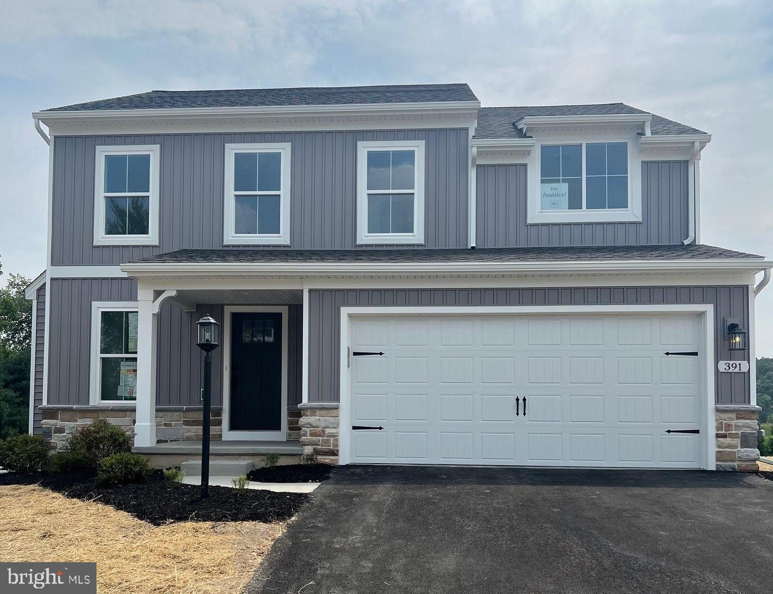 💰MOVE IN READY locked in 5.375% rate
LIMITED-TIME OFFER – SAVE $399 EVERY MONTH!
Lock in a low fixed interest rate of 5.375% (APR 5.829%) on a 30-year FHA Loan for the stunning home at 391 Santa Anita Dr, Dillsburg, PA. This exclusive financing opportunity is available only through CMG Home Loans (NMLS# 1820) in partnership with Berks Settlement Services. With just 3.5% down, you can make this beautiful home yours and enjoy big monthly savings!
📞 Contact the listing agent today for full details and to schedule your private showing.
📅 Don’t wait—offers like this won’t last long!💵
Welcome to Your Brand-New Home! This beautiful residence boasts 4 bedrooms, 2.5 bathrooms. The open floor plan on the first floor seamlessly connects the kitchen, breakfast area, and the added morning room expansion with a large family room, perfect for gatherings. Enjoy the convenience of a half bath and a versatile flex room. Upstairs, the spacious owner's suite features TWO walk-in closets and a second-floor laundry room, which adds ease to chores. Three additional bedrooms and a full bathroom provide ample space for everyone. Rest assured with our 10-Year Warranty. Schedule a showing today and make this brand-new home yours!
The photos in this listing are of the actual home.
The new assessment for this sub-division has yet to be completed; taxes shown in MLS are zero. A new assessment of the improved lot and dwelling will determine the taxes due.