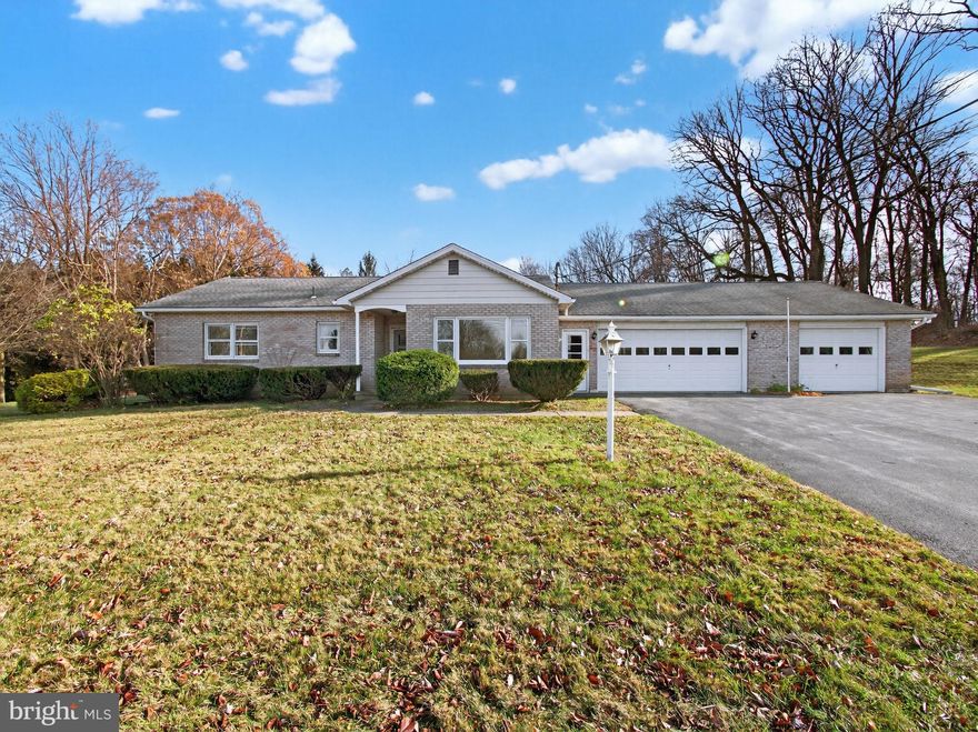Welcome to this well-cared-for 3-bedroom, 2.5-bath ranch home in peaceful Upper Milford Township, proudly maintained by one owner and set on a scenic 3/4-acre lot in a quiet, relaxed setting.

The functional main-level layout offers comfortable everyday living, and the basement provides exceptional flexibility with a finished side for additional living space plus a large storage area—ideal for keeping everything organized. You’ll also love the convenience of the attached 3-car garage, offering plenty of room for vehicles, tools, and weekend projects.

While the home could benefit from updates to modernize, it has been lovingly maintained and well cared for, making it a fantastic opportunity for a buyer to personalize and build equity. Enjoy the privacy and outdoor space that comes with the generous lot, all in a desirable setting known for its tranquility. Schedule your showing today and imagine the possibilities!