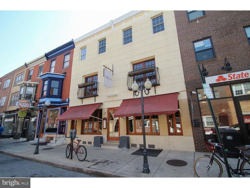 Rare opportunity to purchase a fully equipped restaurant, liquor license and real estate in high demand in the bustling E. Passyunk area, South Philadelphia's restaurant row! The double property boasts 5,000 square feet of restaurant space with open kitchen including two six burner stoves & convection oven.Lower level prep area with large walk in cooler and additional 2000 square feet of storage space.Liquor license available for an additional 200,000 dollars.