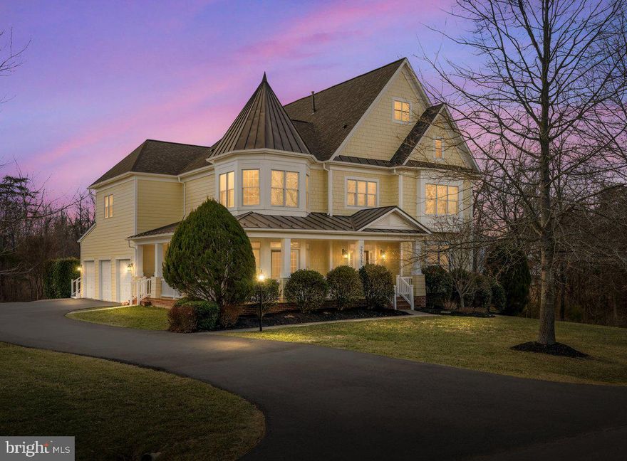 DUE TO HIGH DEMAND OFFER DEADLINE: 5PM Wednesday 3/19/25. Coveted Village of Waxpool neighborhood property available for the first time! One of the best lots in the neighborhood with a buffer lot to the side & privacy behind. Enjoy the blank slate of a flat backyard and the creek that runs through the empty lot beside you. Plenty of outdoor and indoor entertaining spaces, from the wrap around front and side porches, to the deck (2015) off the kitchen & sunroom, to the covered patio and fireplace area. Enter through the stately foyer with stunning curved staircase and open to 2nd story views. The front of the main floor invites you to spread out either into the living room to formally entertain & sit, or to the bright turetted office space. The flow of this property makes sense for owners & guests alike, from the side and garage entry and more private family staircase tucked in the back, and the grande entrance straight into the show stopping updated kitchen. Completed in 2022, this kitchen remodel is the tops with Taj Mahal quartzite, golden accents, marvelous hood, top of the line JennAir and Kitchen Aid Cafe line appliances, and the style to impress. Open concept living in the back of the main level allows for flow and the sunroom is the most tranquil place to relax after a hard day. The upstairs features 4 bedrooms, all with attached bathrooms. The primary suite has massive opportunities to turn the additional room into what you need. In the basement, you'll find a fully finished area complete with pool table, media area, wet bar/kitchen, work out room, additional bedroom and a full bath.  Water heater new in 2023, HVAC system new in 2019 complete with Air Scrubber, Roof new in 2021.  Low HOAs for the area, & a great commuter location. Come on over before it is gone!