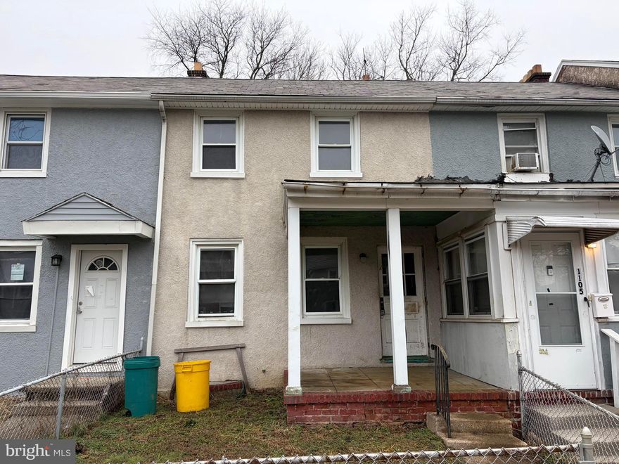 2 Bedroom Rowhome in West end of the city. Needs renovation. fenced Backyard, covered front porch.
Living Room, Dining Room & Kitchen on main level, 2 Bedrooms, 1 Bath upstairs. Basement is unfinished with Laundry. Sold AS IS.