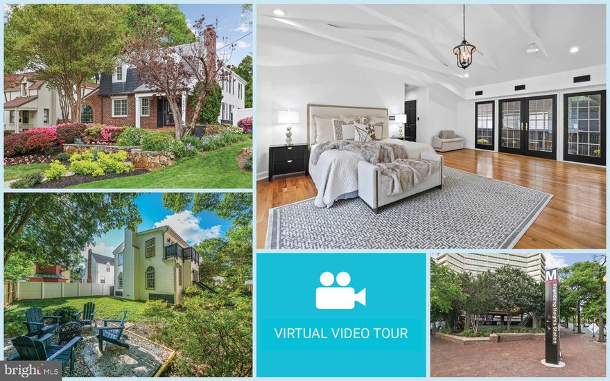 Meticulously restored 4-bedroom, 3.5-bath Dutch Colonial in the highly desirable Chevy Chase West. Blending classic charm with modern luxury, this exceptional home offers elegant living just minutes from Bethesda and Friendship Heights, with easy access to Red Line Metro stations only a short walk away. From the moment you arrive, the inviting front porch and lush, professionally designed gardens—crafted by one of Washington, D.C.’s leading landscape architects—set a stunning first impression. The fully fenced backyard is a private oasis featuring terraced dining areas, stone walkways, perennial gardens, and mature trees, offering both tranquility and natural beauty. Step inside to a gracious foyer that balances elegance and functionality. Highlights include custom millwork, arched openings, oak hardwood floors, and a masonry fireplace with emerald pearl granite detailing. The formal living and dining rooms are ideal for entertaining, enhanced by French doors, plantation shutters, and designer lighting. At the heart of the home is the gourmet kitchen, custom-designed by Tunis Kitchens. With vaulted ceilings, black patina cabinetry, and marble and Jerusalem limestone floors with a mosaic medallion, this kitchen is a showpiece of craftsmanship. Top-of-the-line Thermador and Sub-Zero appliances, plus a new KitchenAid dishwasher, make it a true chef’s dream kitchen. The sunlit breakfast room with custom cabinetry, wet bar, and wine fridge offers a perfect spot for casual dining. The media/gathering room is equally impressive, featuring a wood-burning fireplace with Verde marble surround and a built-in home theater system complete with a retractable screen, projector, and Dolby surround sound—ideal for entertaining or cozy nights in. Upstairs, the primary suite is a luxurious retreat with cathedral ceilings, exposed beams, a wood-burning fireplace, and dual walk-in closets with European organizers. French doors open to a Romeo & Juliet balcony overlooking one of the area’s oldest trees. The spa-inspired primary bathroom features a soaking tub, frameless glass shower, Blue Pearl granite countertops, designer fixtures, and skylights that bathe the space in natural light. Three additional bedrooms provide comfort and character, with oak floors, plantation shutters, and architectural details such as dormer windows and vaulted ceilings. The lower level offers a versatile recreation room, full bath, laundry area with front-loading washer and dryer, and a secure storage room. Parking is effortless with an extra-wide driveway and ample street parking. Located in the heart of Chevy Chase West, this home offers the perfect balance of suburban serenity and urban accessibility. Residents enjoy proximity to downtown Bethesda, Friendship Heights shopping, fine dining, cultural venues, and top-rated Montgomery County schools—including some of the most sought-after Chevy Chase elementary and high schools. With its premium finishes, timeless architecture, and unparalleled craftsmanship, this Chevy Chase luxury home delivers an extraordinary living experience in one of Maryland’s most coveted neighborhoods.