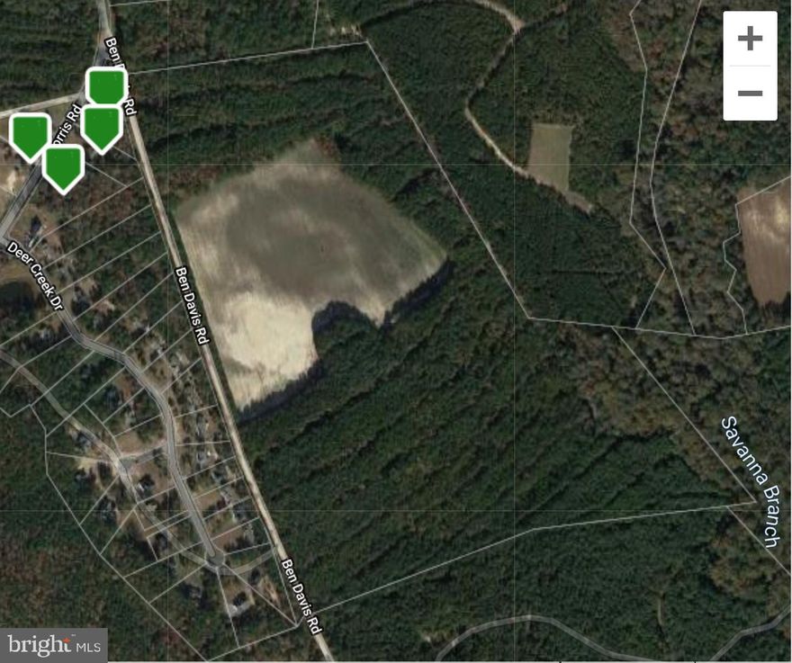 Beautiful 75 acre parcel in the country.  Land is zoned AR and there is a large cleared area,  Perfect property for hunting.  Property has not been perc'd but soils appear favorable for septic approval but will need to consult with a septic expert for more info.  Listing agent has septic contact if interested.  Approximate road boundaries are marked by two signs.  Photos show lot overview.