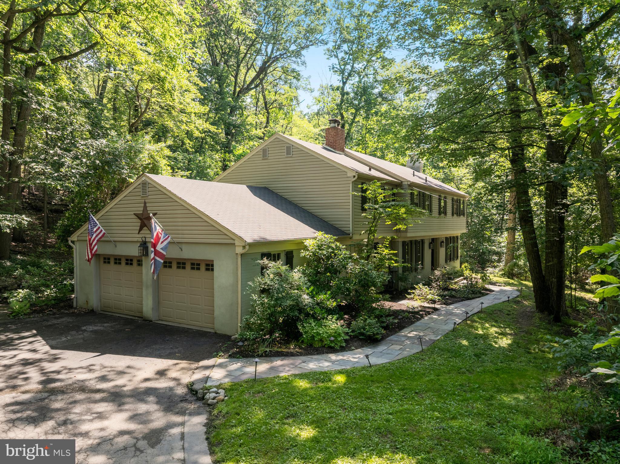 Welcome Home to Your Private Oasis – Where Peaceful Living Meets Timeless Elegance -all within the top-rated, award-winning Tredyffrin/Eastown school district.
Tucked away in a quiet, tree-lined neighborhood, this stately Center Hall Colonial offers the perfect escape from the chaos of everyday life. With 5 bedrooms, 4.5 baths, and approximately 3,200 square feet of finished living space, this home blends thoughtful craftsmanship with comfort and style
From the moment you step inside, you'll be captivated by the classic charm; hardwood and marble flooring, detailed wainscoting and shadow boxing, throughout. This home was designed for both relaxed family living and effortless entertaining.
Entertain with ease in the open kitchen, breakfast area, and family room that leads to a sun-drenched sunroom with brick flooring, skylights, and a bay window overlooking a serene, private rear yard. Step outside to a flagstone patio surrounded by mature trees—perfect for outdoor living.
The main level includes a formal living and dining rooms, a private office/den, and a finished basement with full bath and additional flexible spaces. Upstairs offers 5 bedrooms, 3 full baths (two with walk-in showers), and a primary suite with private bath and dressing area. Whole-house generator wiring is in place (generator sold as-is) Seller is offering a free one year Home warranty. There is an invisible fence on the property for pets.
Located in the vibrant Valley Forge Mountain community, this home offers access to a children's play area, swim club, racquet/tennis club, and numerous social activities throughout the year, including festive dinners and holiday visits from Santa. Easy access to major road networks, Rtes. 476, 202, 422. Center city Philadelphia is less than 45 minutes away, as well as Philadephia International airport. Don't miss this rare opportunity to own a gracious, thoughtfully designed home built for comfort, function, and unforgettable gatherings.
Room measurements are approximate and not deemed accurate. We do not believe the sq footage in Public records includes the sunroom. All measurements should be verified by the buyer