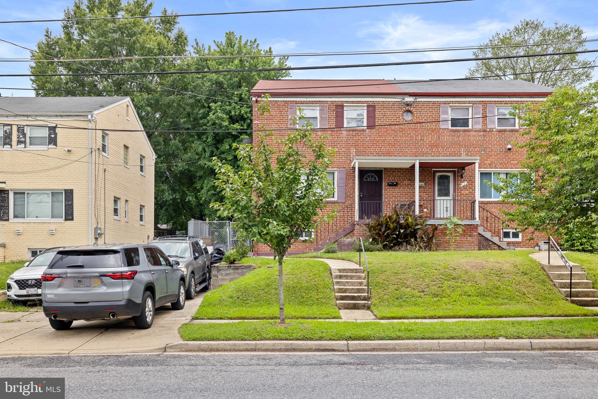 Welcome to this spacious 3-level semi-detached brick home featuring 3 bedrooms and 2.5 bathrooms. The main level welcomes you with a bright living room adorned with recessed lighting, a separate dining room, and a kitchen equipped with wood cabinetry, a stylish backsplash, gas cooking, and access to the backyard. Upstairs offers three comfortable bedrooms with hardwood floors and a full bath.
The finished basement provides versatile living space, currently used as a bedroom, and includes a full bathroom, a laundry room with modern washer and dryer, new carpet on stairs leading to the basement, and direct access to the backyard. Enjoy the large fenced yard with a brick patio – ideal for entertaining or relaxing outdoors. Additional highlights include, a new AC unit; newer refrigerator, dishwasher, and stove;
new carpet on basement stairs; driveway with parking for two cars; and f​re​s​h​ p​a​in​t​ o​n ​u​p​p​er​ l​e​v​e​l.
Conveniently located steps from a major bus route, easy walk to parks, shopping and dining, this home offers both functionality and flexibility, ready for you to move in and make it your own. Don't let this one get away!
This property is Eligible for special financing that includes a $10,000 Grant and NO PMI! Inquire today!