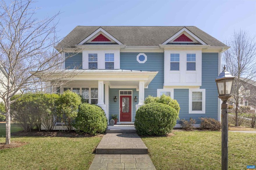 OPEN HOUSE CANCELLED! Spacious EarthCraft-certified home in Wickham Pond has been well maintained during it's one-owner-occupant life. Built by Barry Meade Homes with many interior trim upgrades including wainscot, chair rail, crown moulding, bead board, built-in bookshelves and transoms. Lovely hardwood floors gleam throughout the first floor. Ample natural light pours into large windows. Large living room with gas fireplace and adjacent study large enough for a baby grand piano! Dedicated dining room off the kitchen AND a breakfast nook offer multiple dining options. The large primary suite offers a tray ceiling and crown moulding, along with two very spacious walk-in closets. Three additional bedrooms, one of which is the size of two!, upstairs with a hall bathroom and upstairs laundry. The backyard backs up to numerous others, creating a park-like setting. Pergola-covered patio is the perfect spot for spring-time meals. Wickham Pond offers tree-lined streets, character-rich homes, a community playground, and convenience to both downtown Crozet and Charlottesville!,Cherry Cabinets,Granite Counter,Wood Cabinets,Fireplace in Living Room