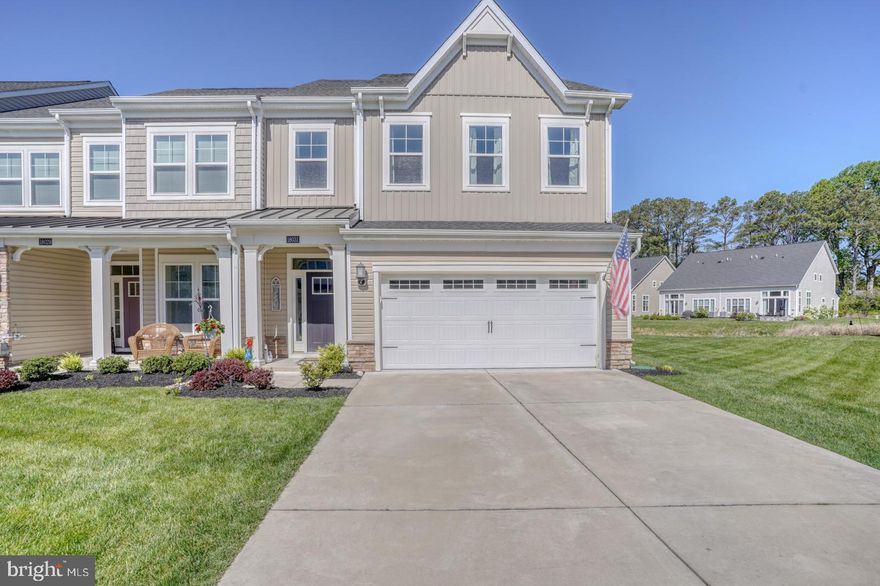 Welcome to the highly sought-after 55+ community of Covered Bridge Trails, perfectly located east of Route 1 in Lewes! This beautiful end-unit townhome offers the ultimate in low-maintenance coastal living with scenic pond views, abundant natural light, and resort-style amenities just steps from your door.
<BR>
<BR>
This beautiful, move-in ready end-unit townhome offers serene pond views and the perfect blend of comfort and convenience. With 3 spacious bedrooms and 2.5 bathrooms, the home features a first-floor primary suite and an open-concept living space filled with natural light from large windows. The upgraded chef’s kitchen opens to the living and dining areas, making it ideal for entertaining or relaxing. The chef's kitchen features white cabinetry, quartz countertops, a subway tile backsplash, soft close drawers and cabinets, stainless steel appliances—including double ovens—and a large island.  Upstairs, you’ll find two additional large bedrooms, a full bath, and an open loft space—perfect for a home office, craft area, fitness zone, or your creative retreat.  Brand new carpet installed in bedrooms and loft! 
<BR>
<BR>
Enjoy peaceful mornings watching turtles and wildlife by the pond and appreciate the privacy that comes with being an end unit. The home also includes a two-car garage and an extra-wide driveway for added convenience. Covered Bridge Trails offers an impressive list of amenities all within close reach—clubhouse, pool, pickleball courts, dog park, community garden, walking and biking trails, and more. The trails connect directly to the beloved Rails-to-Trails path, allowing you to bike or stroll to downtown Lewes, Cape Henlopen State Park, or even Rehoboth Beach.
<BR>
<BR>
Location truly matters, and this home is just 5 miles from the beach and even closer to fine dining, shopping, parks, and museums. The Cape Henlopen State Park and Lewes Ferry are just 6 miles away. With so much to do within 10 miles of your new home, and with the HOA covering lawn care, exterior maintenance (roof/siding) and trash pickup, you’ll have more time to enjoy it all. Stay tuned—more pictures coming soon!