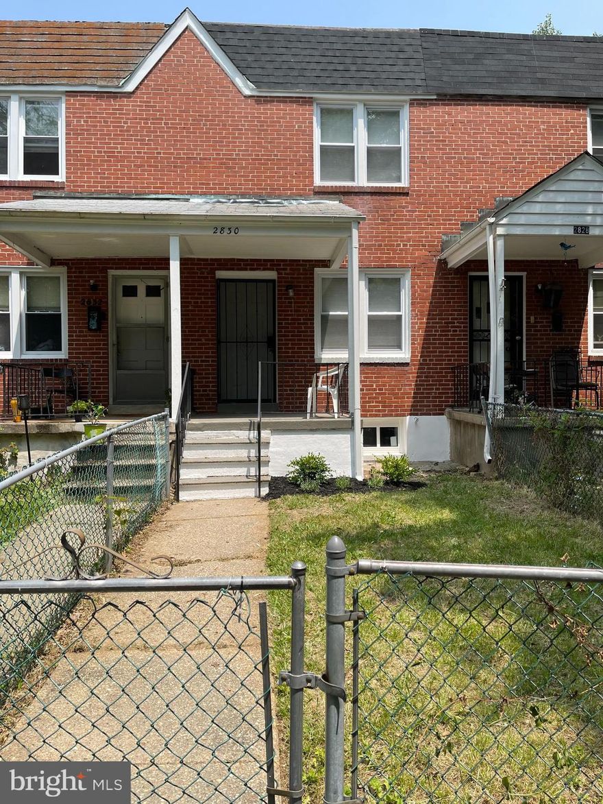 Beautiful home, located in a homeowner's block. Fully renovated with new plumbing, electrical , HVAC, stainless steel appliances, washer & dryer. Fully finished basement. Gorgeous hardwood floors throughout. 3 bedroom/ 2 bath town home in the Park Heights community. 2 bedrooms/ 1 full bath located on the top floor. 1 bedroom / 1 full bath located in basement. Close proximity to area shopping & attractions as well as neighborhood schools. Short distance from major routes & public transportation. Won't last long! Come see us today!