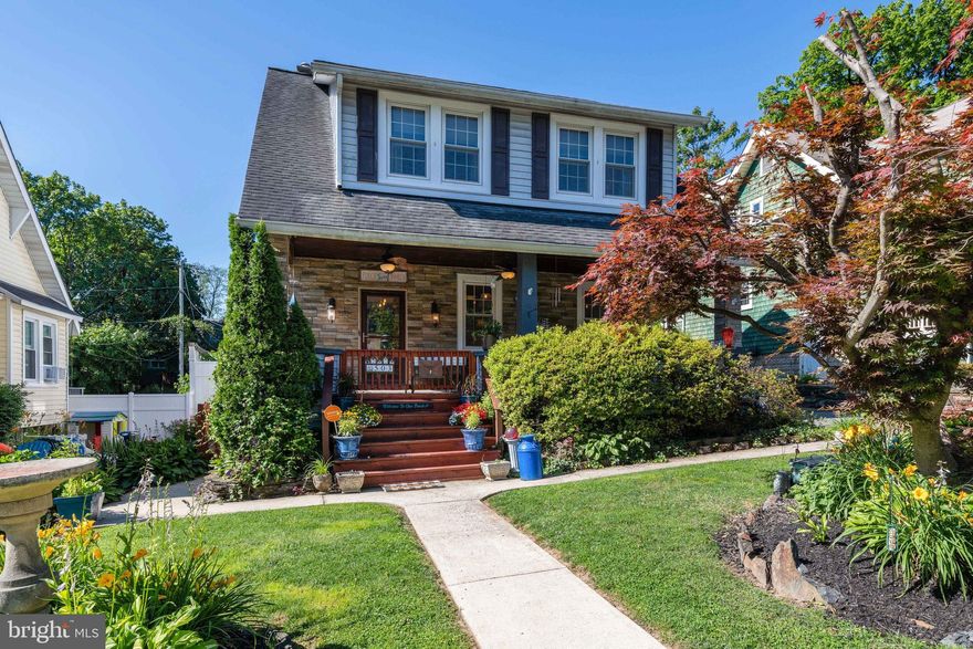 Welcome to 503 Hollen Rd, a wonderful 3BR, 2BA craftsman cottage with many updates!  Large, covered front porch.  Spacious, open floor plan on main level.  Self-igniting pellet stove in living room provides most of the heat to the first floor.  Kitchen has granite and s/s appliances (8 burner stove!) and opens to sunlit dining room and full bath.  Sunroom off kitchen leads to fabulous inground pool in back yard.  Beautiful wooden pavilion by pool, along with outdoor covered bar with electricity.  Plenty of room for entertaining large groups or for just relaxing with family and friends.  Three bedrooms and small office on second floor.  Finished rec room and powder room in lower level.  In 2019, new furnace installed;  2017 new water heater;  2015 new central air;  2014 pool tiled and surfaced, and new pump; many more improvements!  Join us at an open house on Sunday, June 20th from 2-4pm!