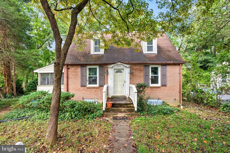 Seller will review offers no sooner than Monday, September 25th.  Huge flat lot (.41 acres) within a 9 minute walk to Forest Glen Metro.  Great opportunity for an investor, or a cute starter home with a little TLC, or perhaps add an ADU?    Lots of possibilities for this adorable cape cod in the Forest Glen community just outside the beltway.   Convenient location with quick access to DC and downtown Silver Spring.  Walk to Glenwood Pool, McKenny Hills Neighborhood Park, Flora M. Singer Elementary, and popular Pacci's Trattoria.  SOLD AS-IS