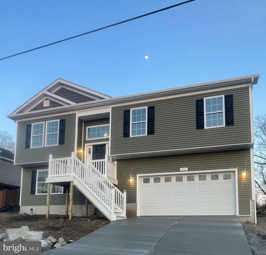 This beautiful home is currently under construction. We hope weather permitting it will be done in no later than end of February. It all depends on Mother Nature. This home is impeccably built.  She boasts 3 or 4 very comfortable bedrooms. The 3 bedrooms upstairs all include a ceiling fan with a light. The lower level  is prewired for a ceiling fan/light fixture. This home also features a deck in order to entertain as soon as you move in. She offers an attached 2 car garage. The driveway is poured concrete for a more polished feel t should be able to fit another 4 cars. It has granite countertops and stainless steel appliances. She is truly a beauty. She is walking distance to all the fun evenings and events Main Street Martinsburg has to offer. She is also walking distance to the E. Burke St walking trail and park. She  is on a quiet street and offers nice views. Come see and come buy. PLEASE NOTE it is a construction site. We recommend making an appointment to see the home and dress accordingly as it is an active site. Thank you.