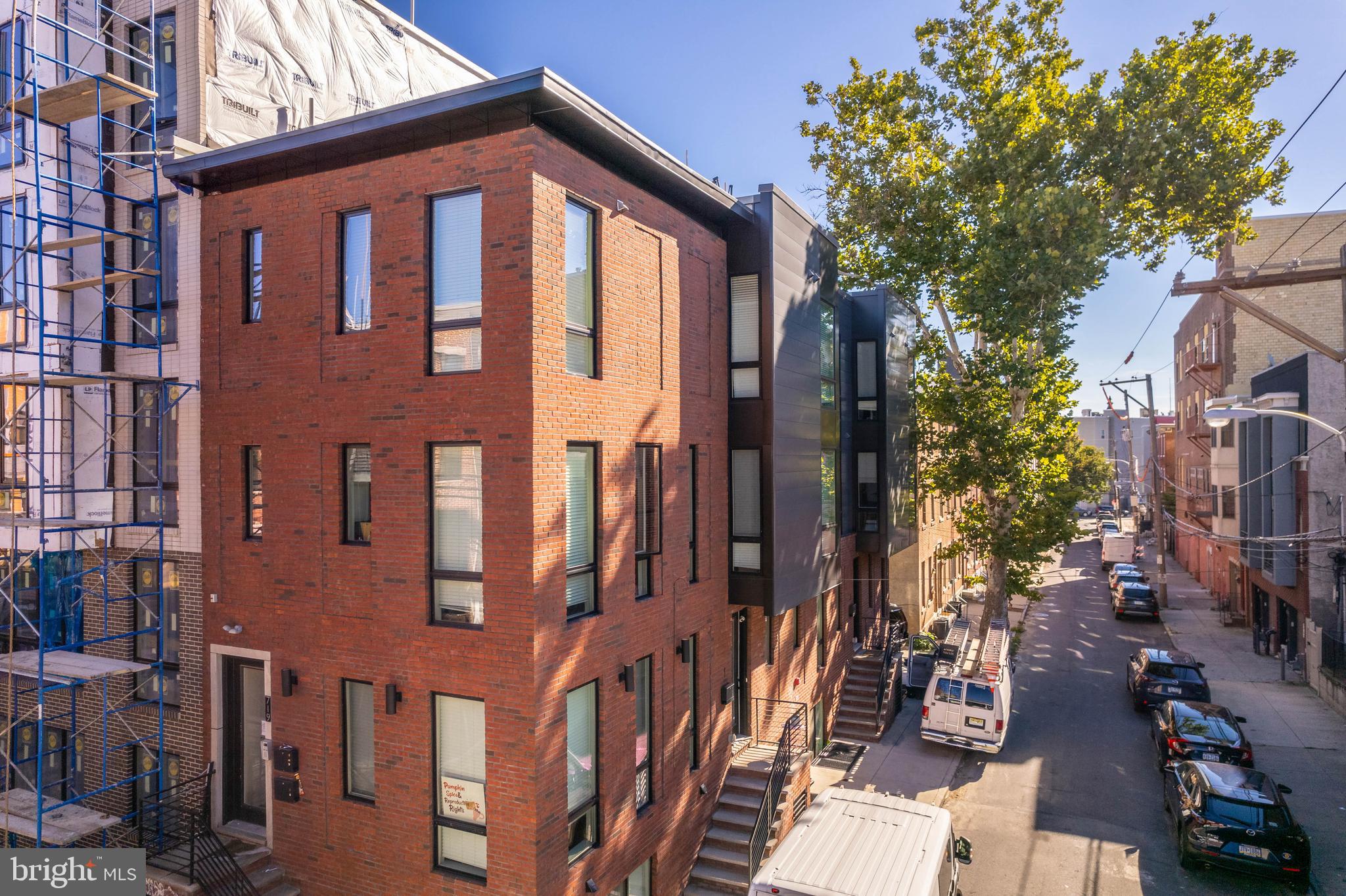 719 N 16th St is a fully-leased, luxury quadruplex sat on a prime corner lot in booming Francisville. All units are large bi-levels with bright open layouts, hardwood floors, stainless steel appliances, quartz counters, designer tile, and in-unit laundry. The top two units have private roof decks. The property has approx. 8-years remaining on the tax abatement and 1 parking spot. This fantastic location earns a Walk Score of 93! Fairmount Ave is less than a block away, and it's close to shops, restaurants, public transit, Broad St, and I-76.