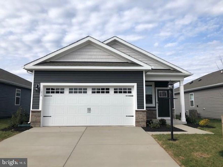 The Bowen by D.R. Horton is a stunning new construction, ranch home plan featuring 1,402 square feet of living space, 3 bedrooms, 2 bathrooms and a 2-car garage. Look no further than the Bowen for the convenience of first floor living! The kitchen with a large island perfect for prep work, entertaining and casual dining flows effortlessly into the living room and dining area. The owner’s suite is off the main living area and features a spacious bathroom and walk-in closet. A covered patio comes included and is the perfect outdoor space to enjoy. This home includes D.R. Horton's Home is Connected® package, an industry leading suite of smart home products that keeps homeowners connected with the people and place they value the most. The technology allows homeowners to monitor and control their home from the couch or across the globe.