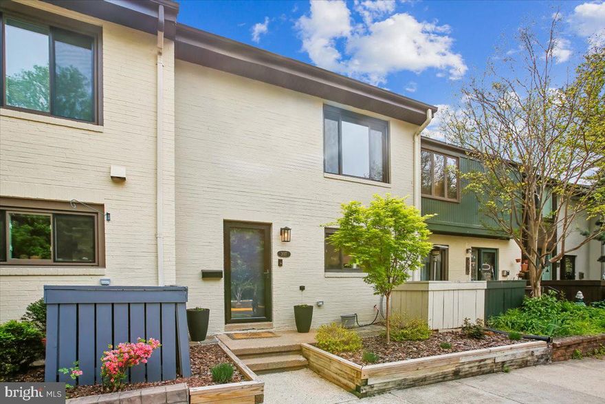 CONVENIENCE, LOCATION, STYLE, AND CONDITION - A+!  All brick townhouse, set on a quiet street backing to the golf course, providing wonderful views.  Over 1800 sq. ft. of space, including the basement! Come in to beautiful hardwood floors, modern updates everywhere, and plenty of bright sunshine!  So much attention to detail!  The impeccably updated Kitchen  (2024) features Quartz counters, a centered Kitchen sink under a big window, added cabinetry, a pantry, and even a perfect Coffee Bar! The Dining Room has a special built-in buffet in a space unique to this particular home! The Sunken Family Room has a dramatically high ceiling and brings the outside in through the updated slider door and transom window. Upstairs, you'll find three generously sized Bedrooms and two modernly updated Full Baths. The Primary Shower is one of the few full-sized showers in the community!  The lower level has a large Rec Room, a convenient half bath, a laundry room with a utility sink, and plenty of storage with shelving! Plus so many extras, such as black hardware throughout, recessed lighting, updated light fixtures, windows and slider replaced, and more! Reston amenities can't be beat with 15 pools, 55 miles of trails, and abundant tennis and pickleball courts to start!  Plus, you're less than a mile from a Metro Station!!! 2 assigned spots, one right out front! This is a home you won't want to miss! Plan to come see us May 1st!