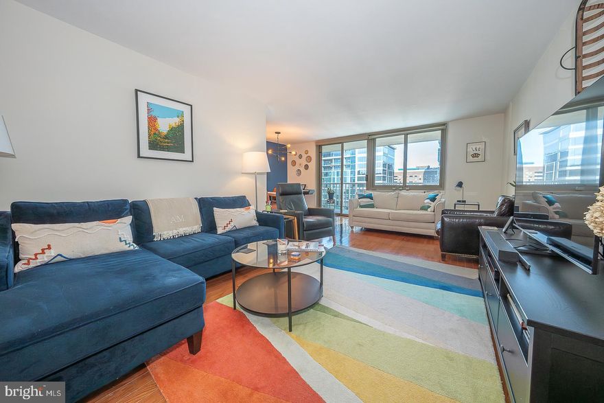 Welcome to unit 2703 at the William Penn House. This fabulous 1 bedroom, 1 bathroom co-op unit is move in ready and waiting to tell its next story. Upon entering this turn-key, sun-filled 27th floor residence, you will immediately notice the open concept floor plan. The living room and dining room boast
hardwood floors which flow directly into the kitchen creating the perfect space for entertaining friends and family. The kitchen includes tons of cabinets and prep space. The spacious primary bedroom has lots of light and closet space. The renovated bathroom includes an oversized granite vanity with storage,
white subway tiles throughout, and a mosaic tiled tub with glass sliding doors. Enjoy the spectacular views of Philly from your own private balcony. A washer/dryer, beautiful hardwood floors, and an abundance of closet space can be found throughout this meticulously maintained home. This building features 24-hour Security and Doorman, On-Site Management and Maintenance, Rooftop Pool with amazing views of the city. On premise VALET Parking available for 110 per month for one car. THE MONTHLY FEE INCLUDES ALMOST EVERYTHING: All Utilities including electric, heat, air conditioning, water & basic cable, All Real Estate Taxes & Maintenance Package. This unit has an abundance of closet space & newer windows. This spectacular building has NEVER HAD AN ASSESSMENT! Nominal real estate transfer tax & no title insurance required. Experience the ability to walk out your door to first class, 4-star restaurants, fabulous shopping & all the conveniences of this sought after neighborhood. Walk score is a 98! One time admin fee paid at closing.