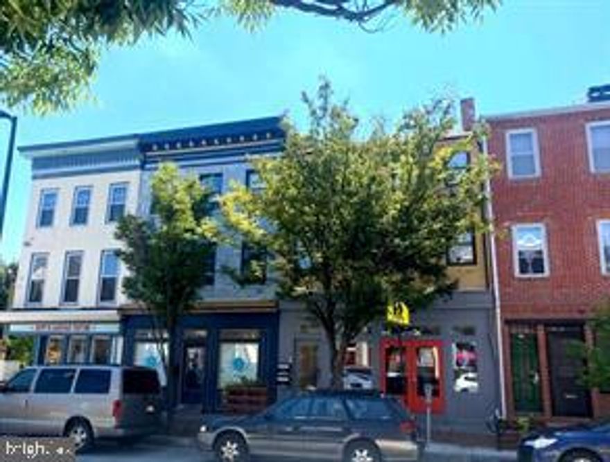 Prime Investment Opportunity in Historic Pigtown!

Don't miss this exceptional opportunity to own a versatile mixed-use property in the heart of Baltimore's historic Pigtown district! This well-positioned building offers multiple streams of income with both commercial and residential spaces, making it an ideal investment for savvy buyers.

The property features two commercial retail spaces — a spacious 3,000 sq ft vacant unit ready for customization and an occupied unit generating $3,600/month in rental income. Above the commercial spaces are two 2-story residential units, each with 2 bedrooms, 2 bathrooms, and in-unit washer and dryers. One unit is currently leased for $1,570/month, while the other is vacant, providing an opportunity for additional income.

Strategically located in the vibrant Pigtown neighborhood, this property benefits from strong foot traffic, proximity to local shops, dining, and easy access to major commuter routes. Whether you're looking to expand your investment portfolio, establish your business, or capitalize on residential rentals, this property offers incredible potential for growth.

Seize this chance to invest in a historic neighborhood experiencing ongoing revitalization! Contact us today to schedule your private tour.