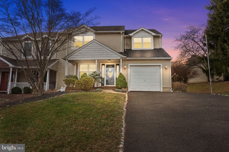 Welcome to this spacious twin home located at 105 S Timber Road in Holland, within the highly desirable Council Rock School District. Offering 5 bedrooms and 2.5 bathrooms, this home provides a flexible layout ideal for today’s living needs.
The main level features laminate wood flooring throughout, a bright, open layout, and a welcoming front porch. The updated kitchen is equipped with Corian countertops, stainless steel appliances, upgraded wood cabinetry, and an eat-in breakfast nook. A sunken family room with skylights and a wood-burning fireplace creates a warm and inviting gathering space, with a side door leading to a rear deck and fenced-in yard, perfect for outdoor entertaining. A main-floor laundry room adds everyday convenience.
Upstairs, the primary bedroom offers generous closet space and an en suite full bathroom with an oversized vanity and shower. Three additional bedrooms with ample closet space and a hall bath with soaking tub complete the second level.
The finished basement provides valuable additional living space, featuring a fifth bedroom, storage areas, and versatility for a home office, recreation room, or guest suite. Additional highlights include a 1-car attached garage, newer roof (2020), and water heater (2021).
Conveniently located near Tyler Park, Newtown Bypass, I-295, and both Newtown and Northampton shopping & dining, this property offers comfort, space, and accessibility in a sought-after community you will love to call HOME!