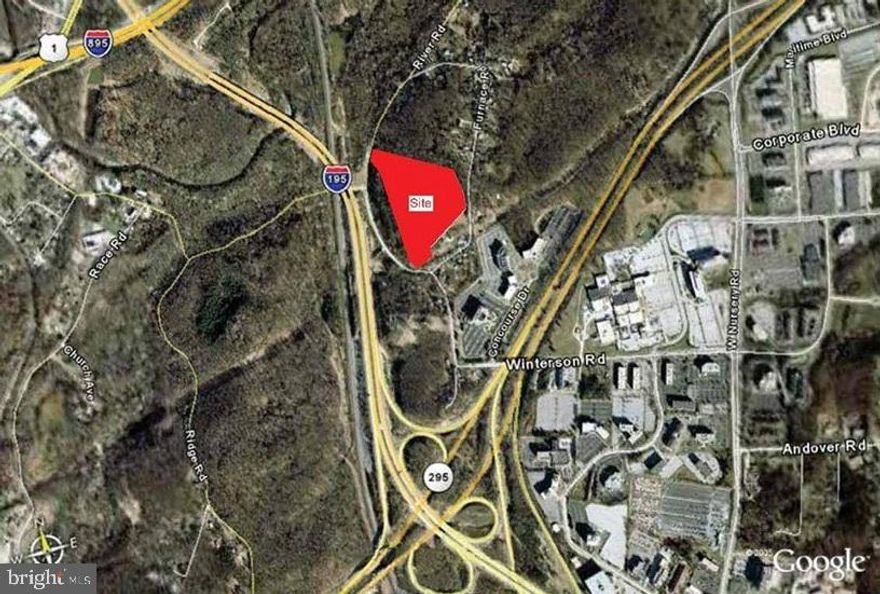 Elkridge Landing is a Multiple Parcel Portfolio Sale of Approximately 22-Acres Undeveloped Land that is Located in the BWI Submarket of Anne Arundel County, MD. Parcels include: 1) 1312 Furnace Road, Linthicum Heights, MD (05-07252845); 2) 1401 Ridge Road, Hanover, MD (05-90046310); and 3) 1125 Old Elkridge Road, Linthicum Heights, MD (05-09368800). Zoned W1 (Industrial Park District). Property Slopes from South to North/Northwest Ranging from Relatively Flat to Steep Closer to Western Property Line. Sloping Topography Provides Outstanding Views of the Property from I-195. Property has Good Access to B-W Parkway (MD Route 295) and Interstate 195 (I-195). Property is Located Approximately 1 Mile from the BWI Airport.