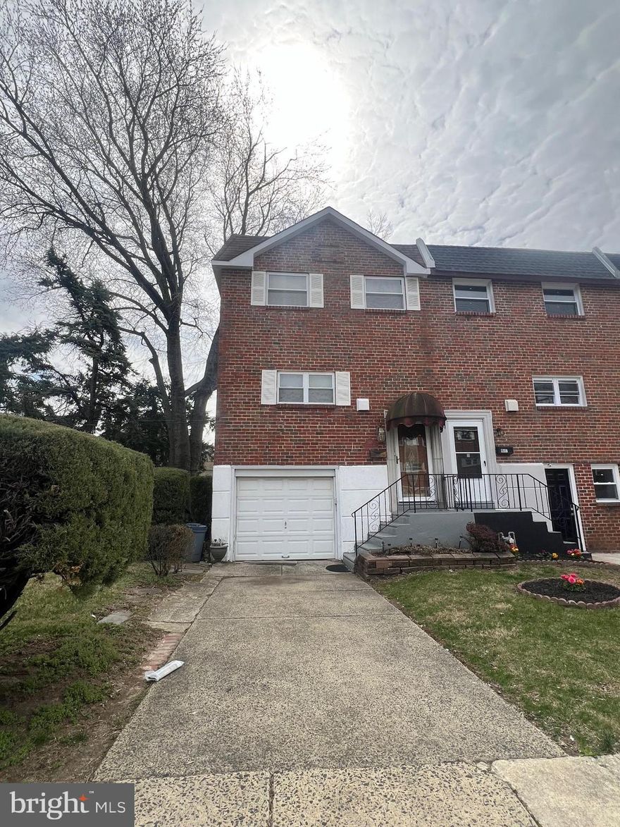 You are welcome to purchase one of the best deals in Darby Twp ! This elite end unit of cluster townhome  features an all brick exterior, a nice side and rear yard, off street parking w/ an attached garage with access to the finished basement and walkout rear exit, central air and heating, a walkup entrance w/ a clothing closet , formal dining rm , eat-in kitchen with updated appliances, steps leading to the second flr, with a right turn you will be in a spacious owner’s suite with plenty of closet space, 2 other ample size bedrms w/ closets are across the hallway, and the bathrm with tub/shower combo complete this amazing estate town home which is being sold in As- Is Condition. More photos to come