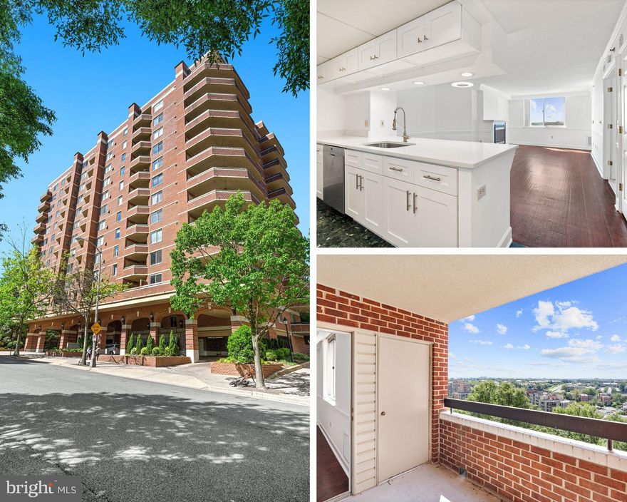 Discover the perfect urban retreat in this bright and sunny condo nestled in the vibrant Courthouse neighborhood. Recently upgraded, the kitchen shines with new cabinets, stainless steel appliances, and sleek quartz countertops. Enjoy fresh paint, new bedroom carpet, and a modern bathroom with added storage. Cozy up by the fireplace, or step onto the spacious balcony for beautiful Virginia views. Your parking needs are met with assigned underground garage spot and ample guest parking. The building offers fantastic amenities including a gym, heated pool, game room, sauna, on-site management and more. With a walk score of 96, this "Walker's Paradise" is close to Whole Foods, Trader Joe's, quality restaurants, multiple gyms, farmer's market and a movie theater. Located only 2 blocks away from the Courthouse Metro stop with Silver and Orange lines that can take you to DC, Dulles and Reagan airports, Amazon HQ and everywhere else. Commuter's dream - only 5 minute drive to DC, easy access to HWY 66, GW Parkway, HWY 395. Experience city living at its best in this updated condo, blending comfort, convenience, and style. Schedule your showing today!