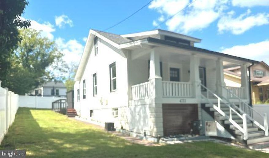 This property is located only minutes to Washington DC area. Fully renovated 2022 charming Home. Ready for your personal touches. Featuring 3 levels floors dwelling with 4 bedrooms and 3 fully new bathrooms. Main level living room, two bedroom and one full bathroom. Brand new  kitchen includes new cabinets and new stainless steel appliances ( refrigerator, dishwasher, gas stove and microwave). Bonus room possible to use as an office . Second level with one bedroom with a  new  full bathroom. Finished and completely updated basement, 2 rooms , brand new full bathroom, laundry room (new washer and Dryer ) w/ private entrance. The large backyard perfect for kids to play safely and big enough for you pets to run.