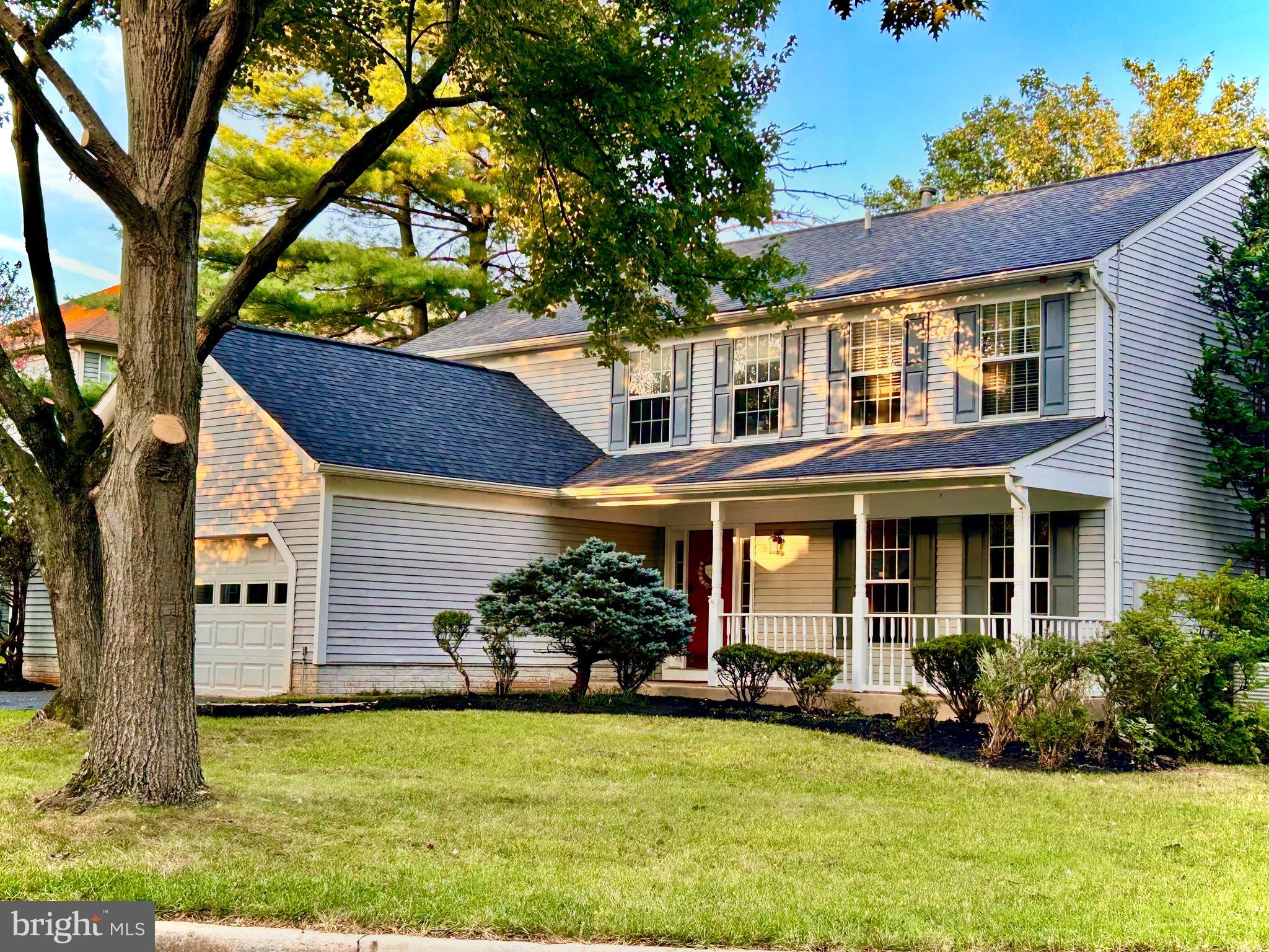 Rarely available 5-bedroom center-hall Colonial in Gaithersburg’s sought-after Saybrooke community! From the welcoming hardwood floors to the renovated eat-in kitchen with breakfast bar, this home blends classic charm with modern comfort. The sun-filled family room features a cozy wood-burning fireplace, while the formal living and dining rooms are perfect for holiday gatherings. Upstairs, the spacious primary suite offers a walk-in closet, jetted soaking tub, and separate walk-in shower. Step outside to your private, fenced backyard—ideal for play, gardening, or summer cookouts—shaded by mature trees and set on a beautifully landscaped corner lot at the end of a quiet cul-de-sac. Saybrooke offers resort-style amenities including a swimming pool, tennis & pickleball courts, playgrounds, and walking paths. All within minutes of Shady Grove Metro, MARC, ICC, and I-270, plus top employers like NIST and AstraZeneca. Walk to parks and two neighborhood schools. Move-in ready and waiting for you!