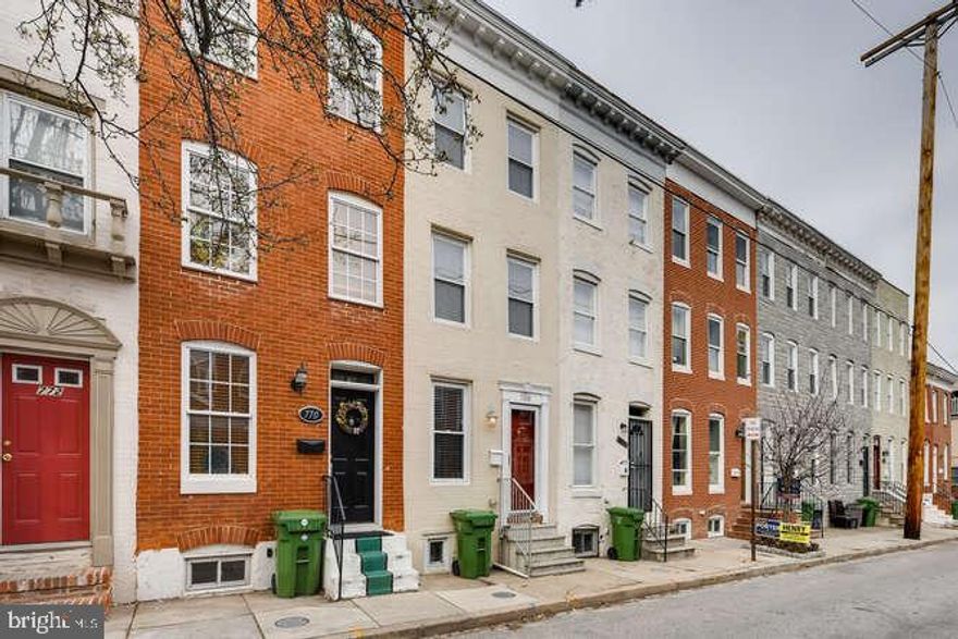 Beautiful three bedroom townhome in historic Pigtown! Upon entering the home you are met with a welcoming living room with exposed brick on one wall. The large kitchen features enough room for your dining room table to entertain. On the second floor, there are two large bedrooms and a bathroom/laundry combination. The third level is the entire master bedroom suite. Enjoy life in historic Pigtown, walkable to the stadiums, University of MD, Federal Hill, and quick access to 95.